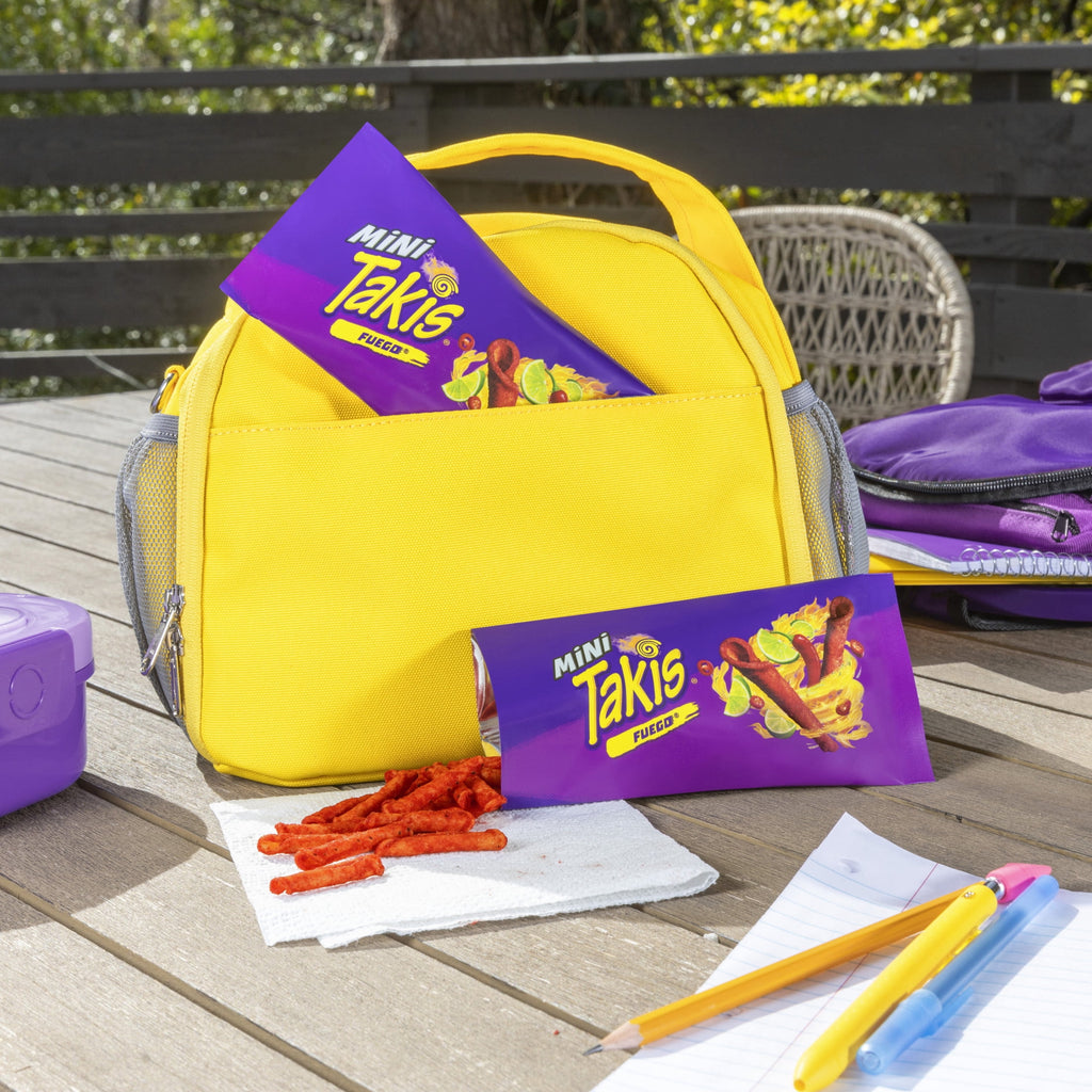 Takis Fuego Mini 25 pc / 1.23 oz Bite Size Multipack, Hot Chili Pepper & Lime Rolled Tortilla Chips