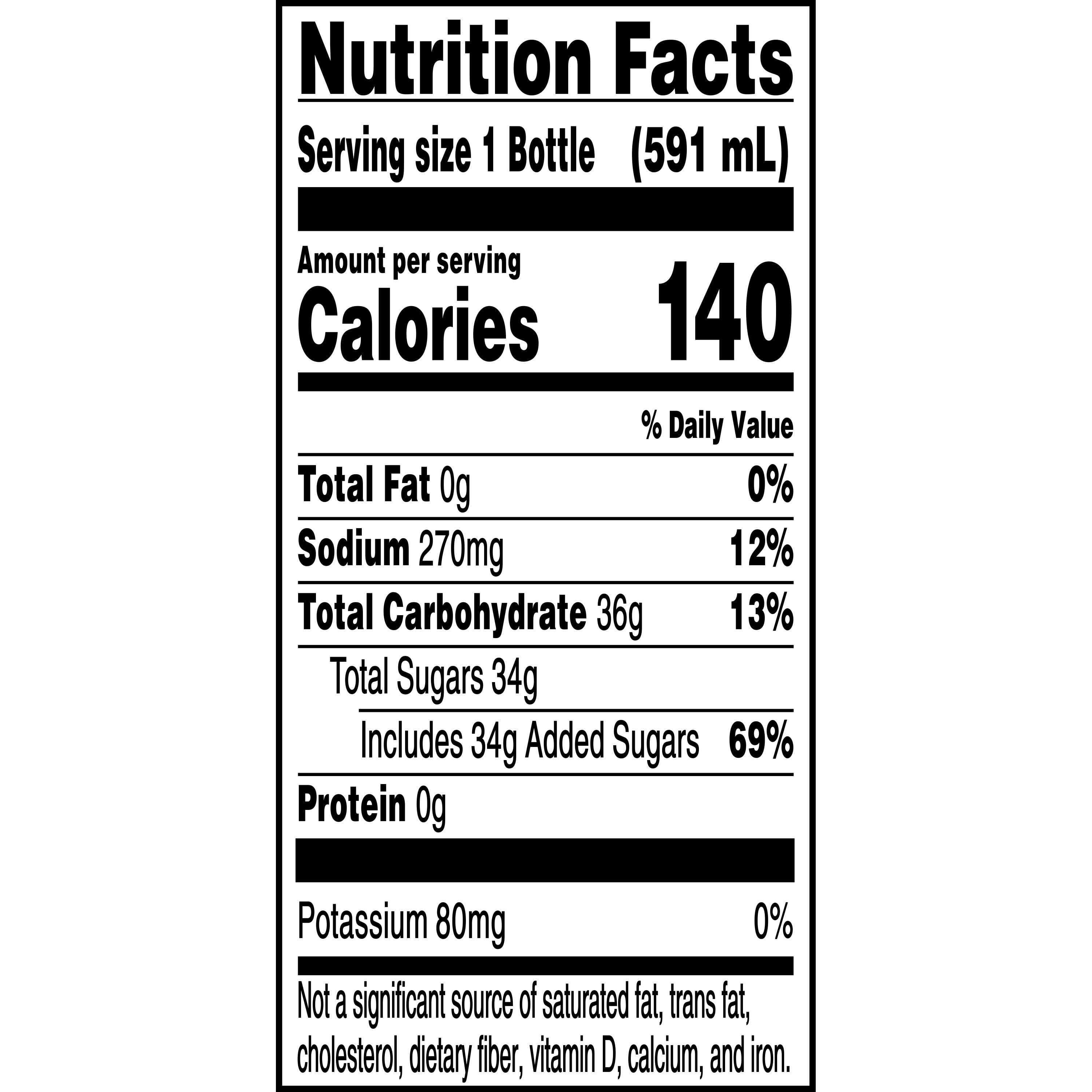 Gatorade Thirst Quencher Cool Blue Sports Drinks, 20 fl oz, 8 Count Bottles
