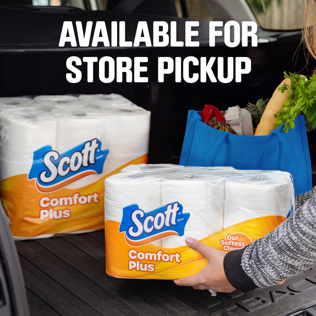 Scott ComfortPlus Toilet Paper, 12 Mega Rolls
