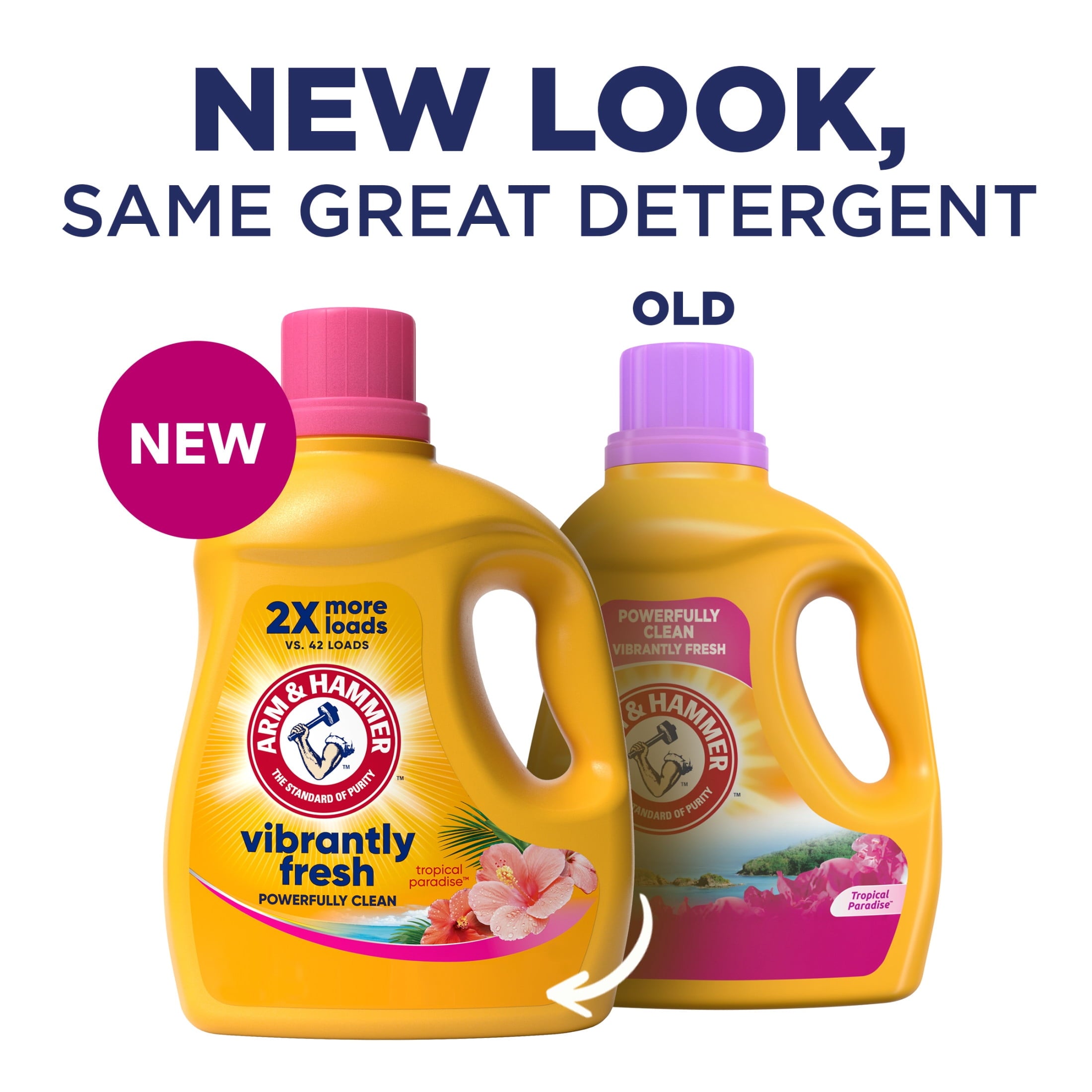 ARM & HAMMER Tropical Paradise, 89 Loads Liquid Laundry Detergent, 102.5 Fl oz