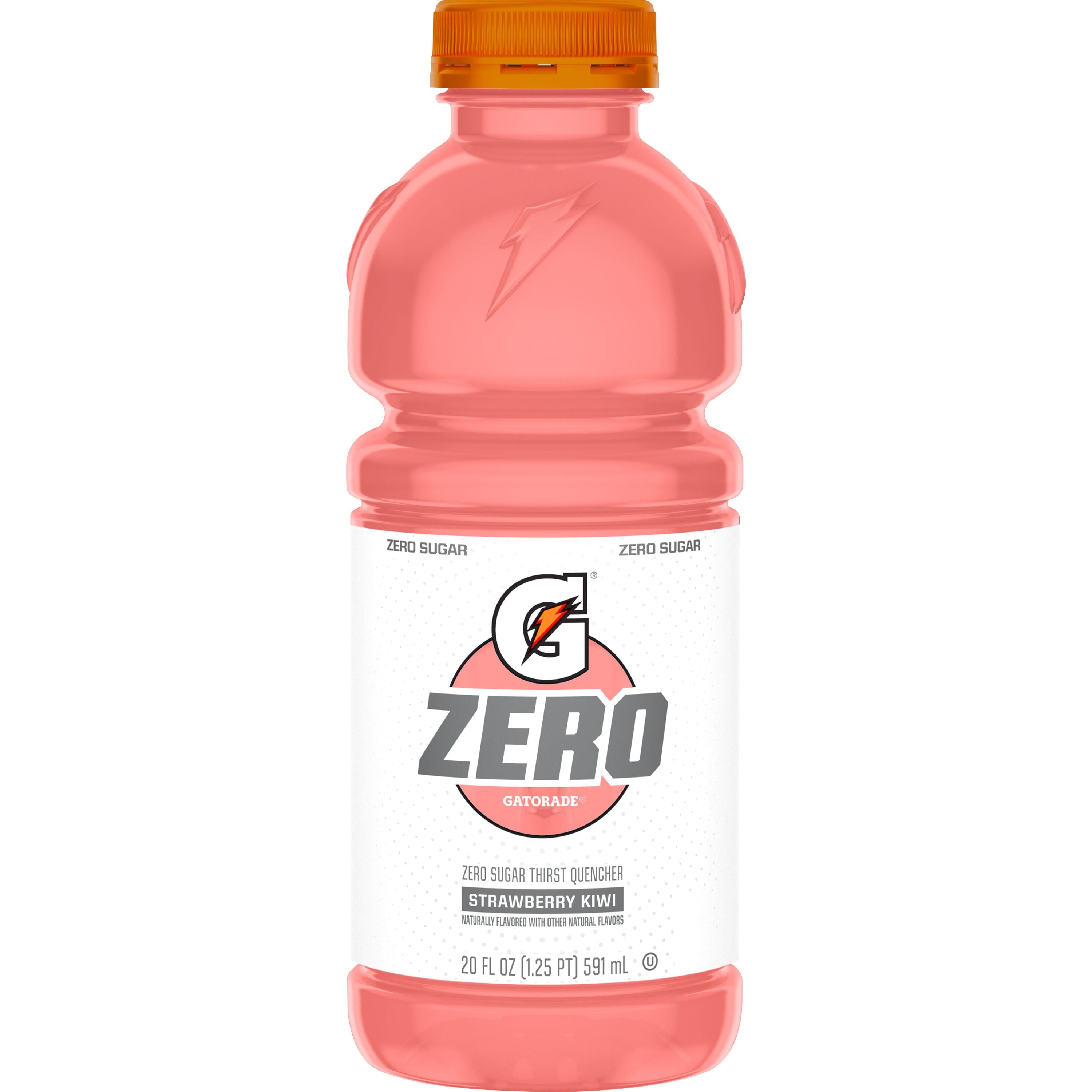 Gatorade Zero Sugar Thirst Quencher Glacier Cherry Sports Drinks, 20 fl oz, 8 Count Bottles