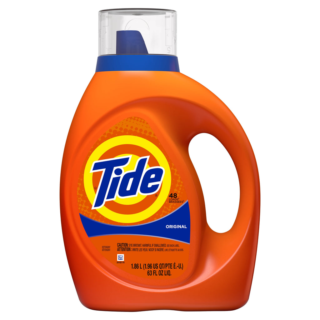 Tide Liquid Laundry Detergent, Original Scent, 60 fl oz, 48 Loads