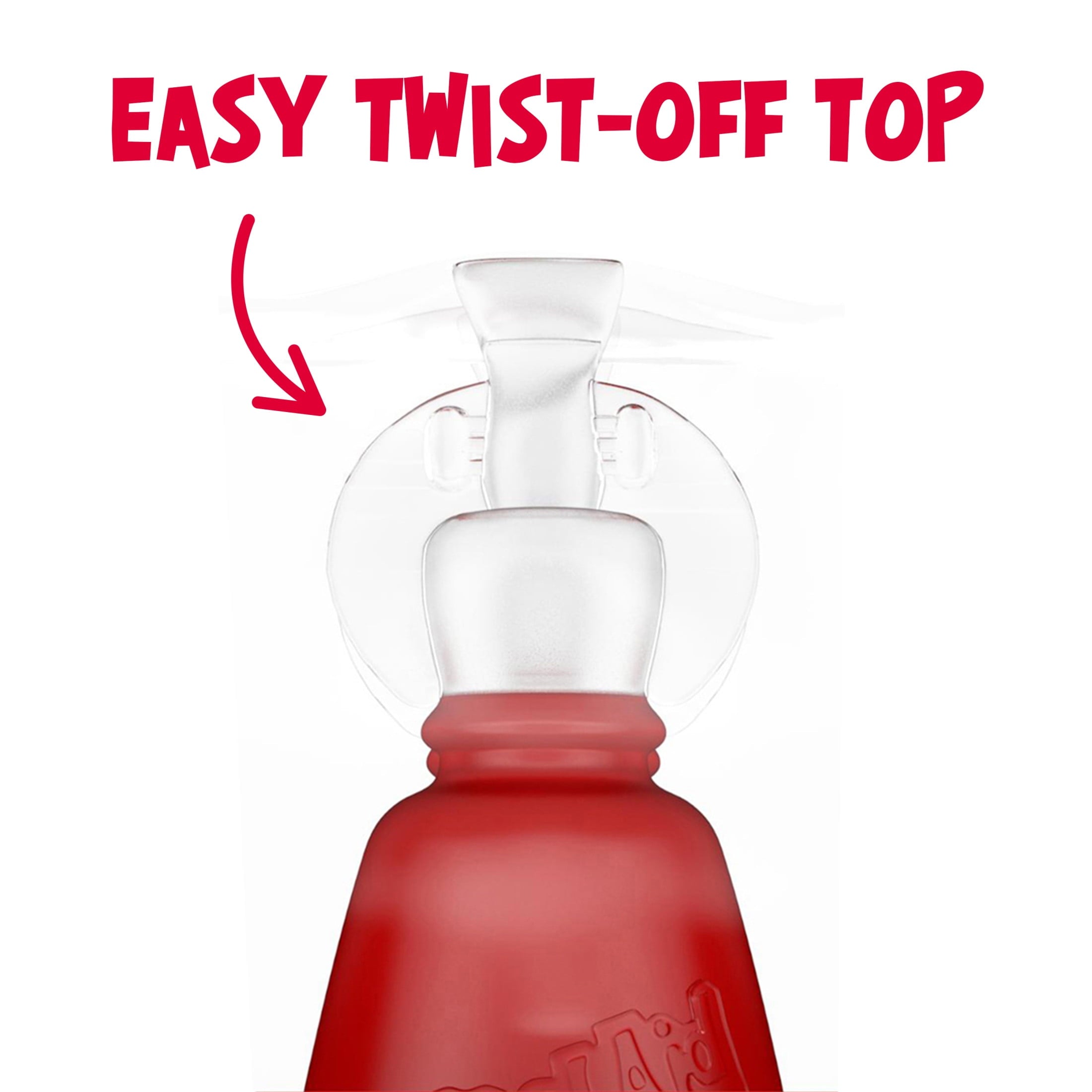 Kool-Aid Bursts Soft Drink, 6 Bottles, for School Lunches and On-the-Go Hydration, artificial flavor Cherry, Caffeine Free, 6.75 oz