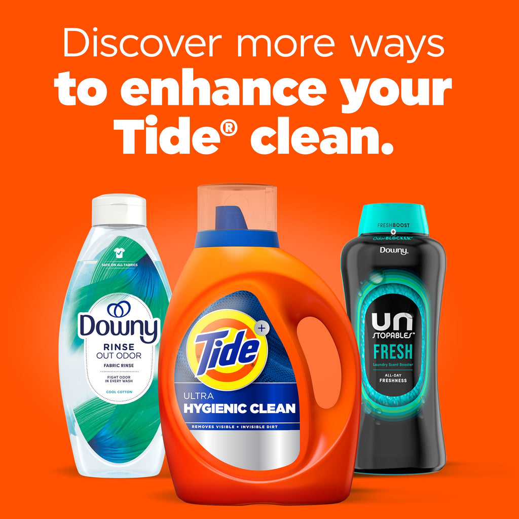 Tide Ultra Hygienic Clean Liquid Laundry Detergent, Original Scent, 117 fl oz, 83 Loads