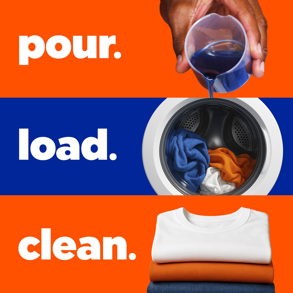Tide Laundry Detergent Liquid with 6X Boosted Cleaning Power, Original Scent, 125 fl oz, 100 Loads