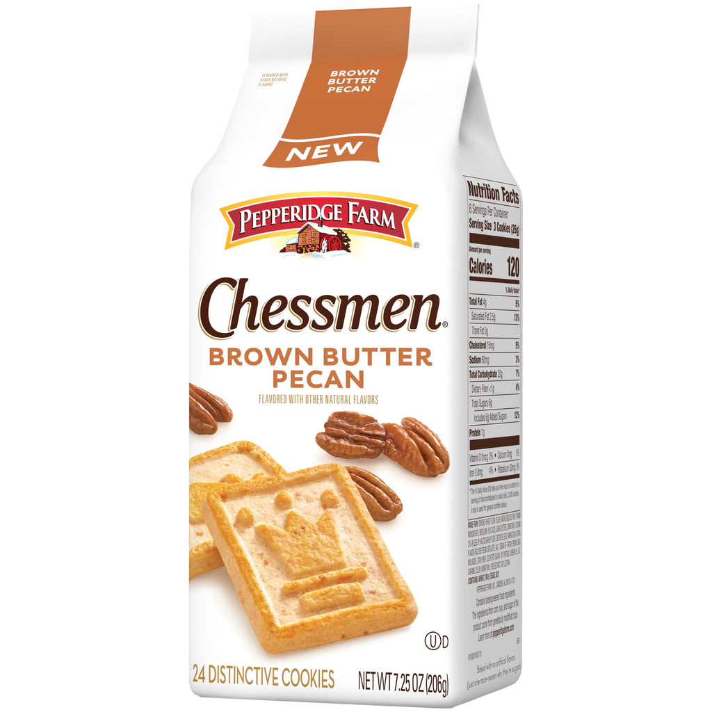 Pepperidge Farm Chessmen Salted Caramel Cookies, 7.25 oz Bag