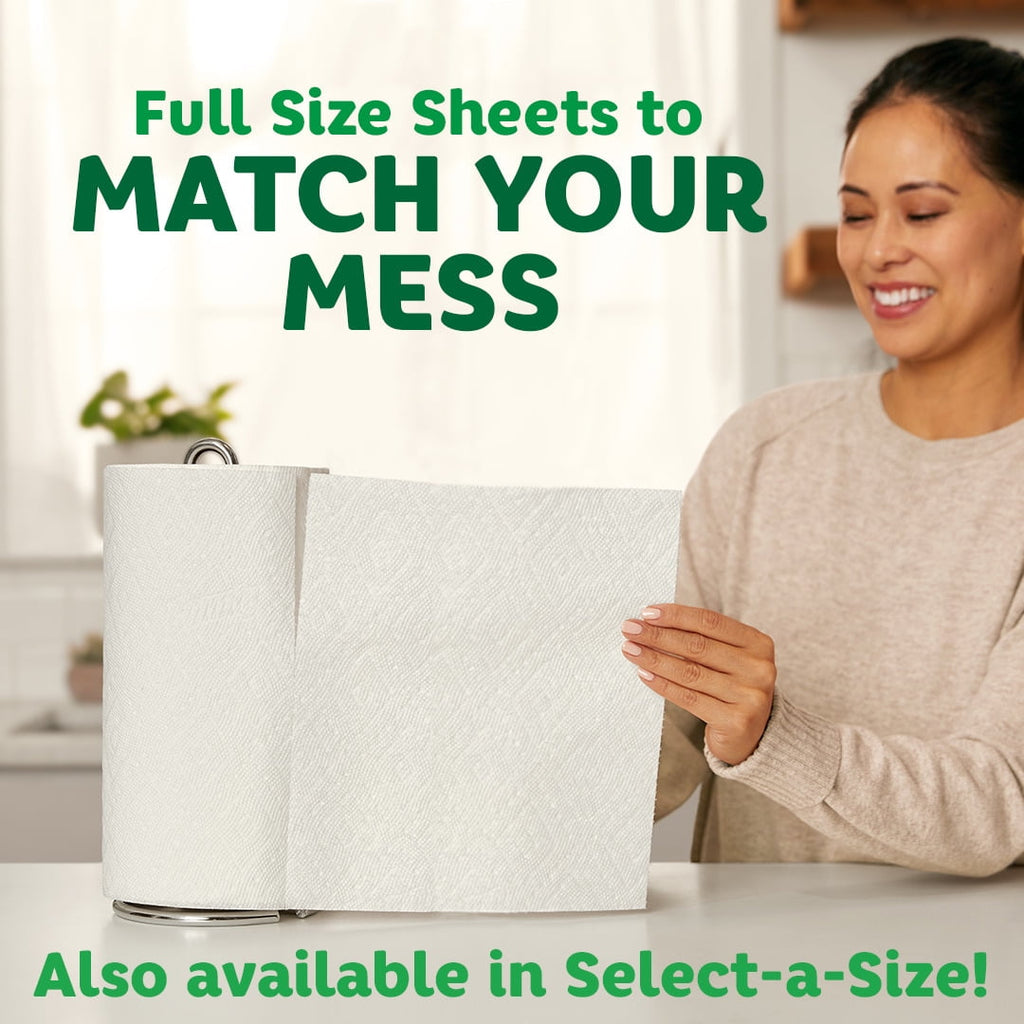 Bounty Paper Towels Full Sheet, 6 Triple Rolls