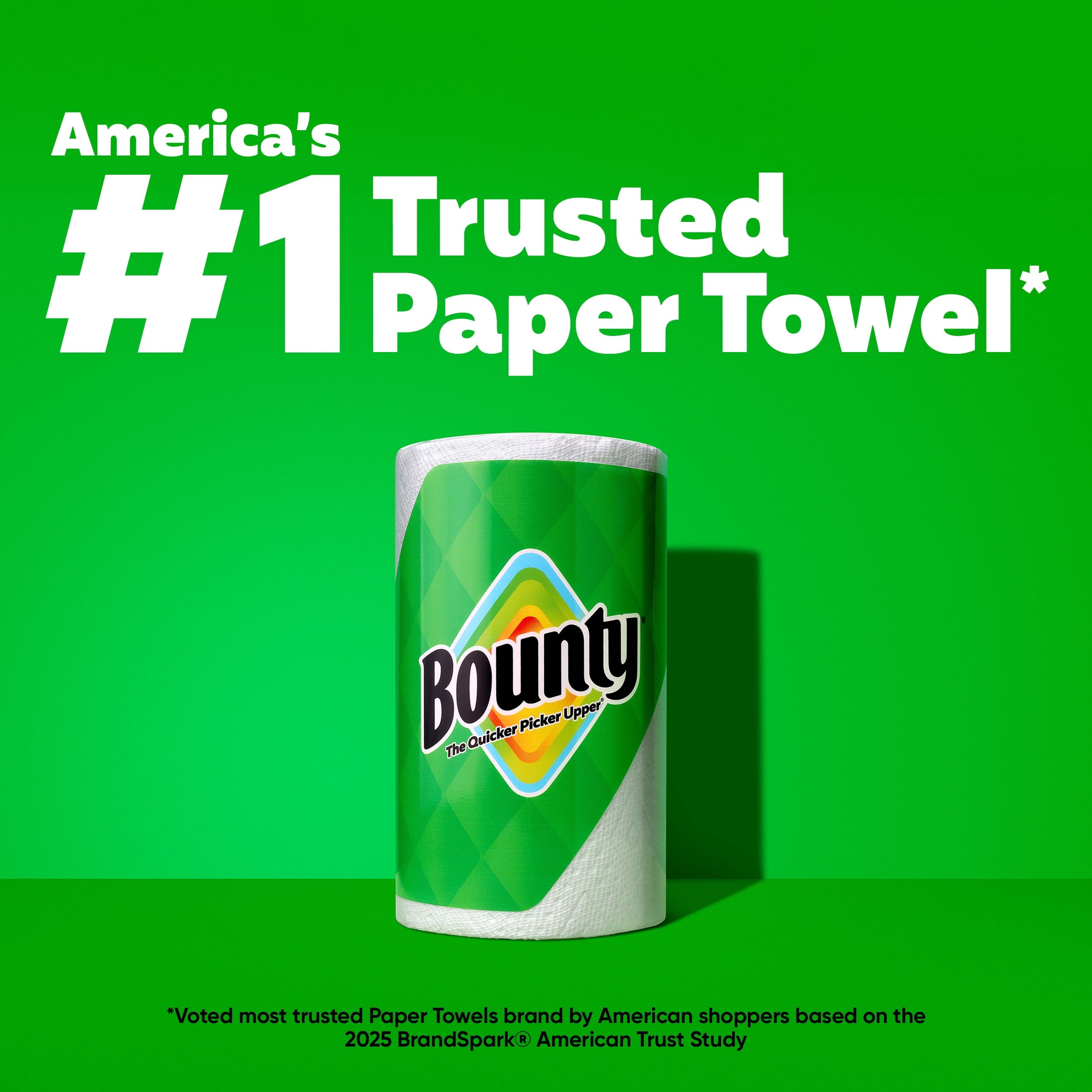 Bounty Paper Towels Full Sheet White, 6 Triple Rolls, 75 Sheets per Roll