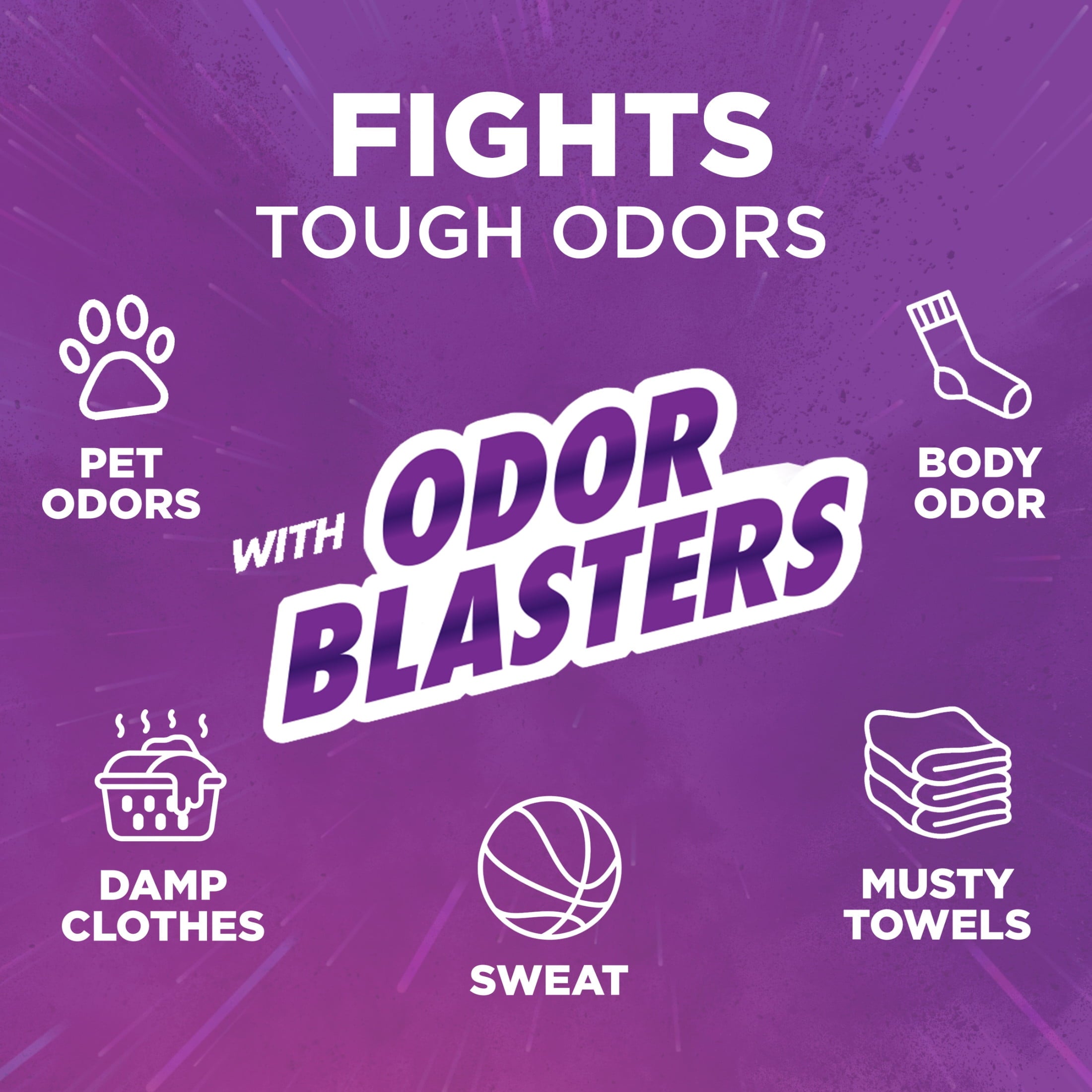 ARM & HAMMER Plus OxiClean Odor Blasters Fresh Burst, Liquid Laundry Detergent, 128 Loads