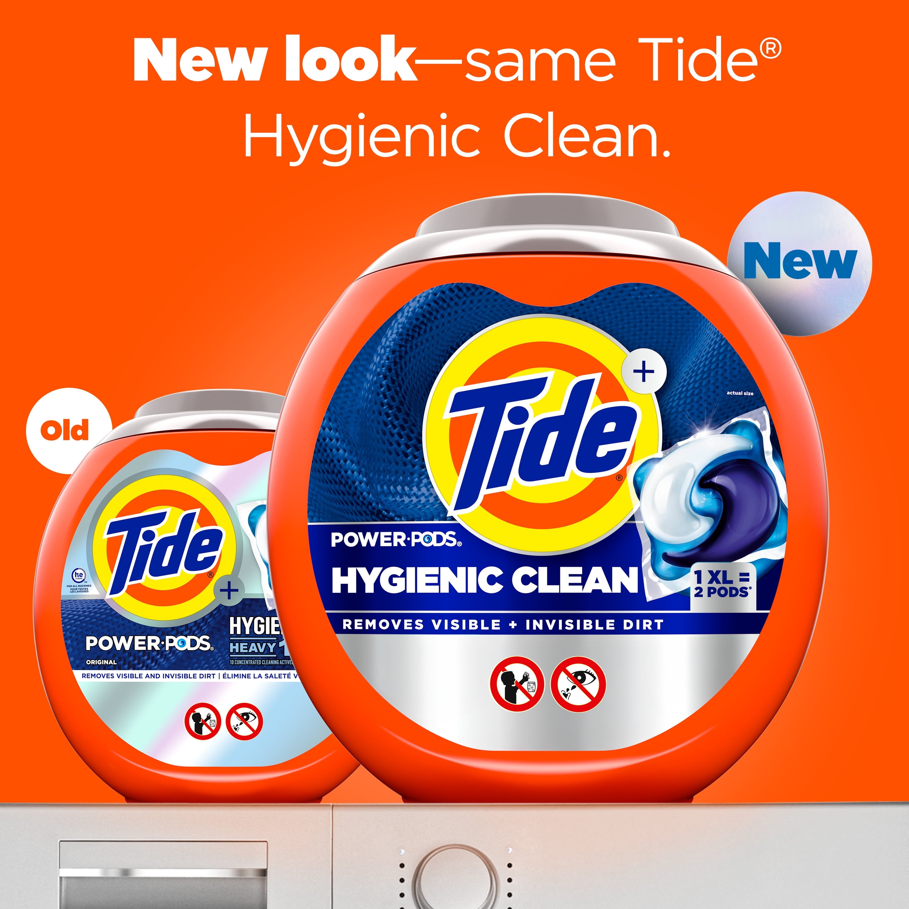 Tide Hygienic Clean Power PODS® Laundry Detergent Pacs, Heavy 10x Duty, Original Scent, 25 Count