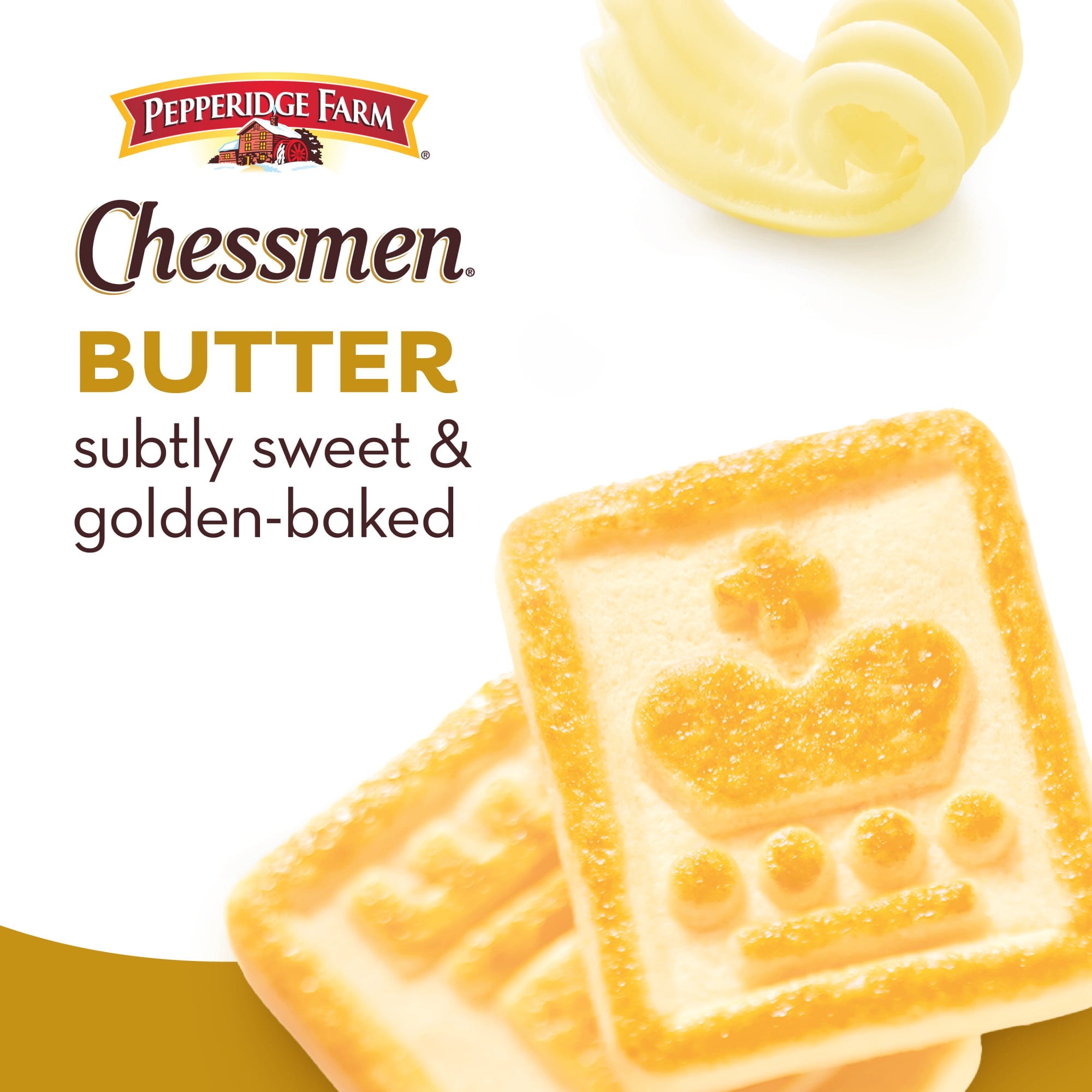 Pepperidge Farm Chessmen Salted Caramel Cookies, 7.25 oz Bag