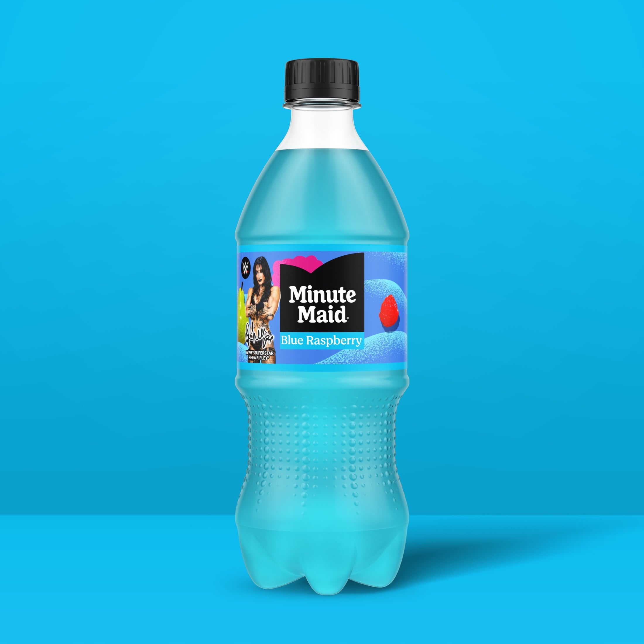 Minute Maid Blue Raspberry Juice Drink Bottle, 20 fl oz