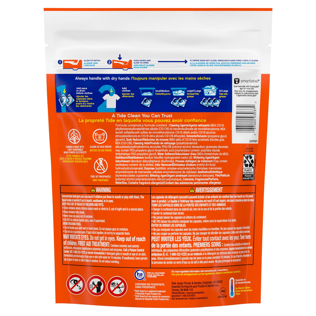 Tide PODS Laundry Detergent Packs, Original Scent, 31 Count
