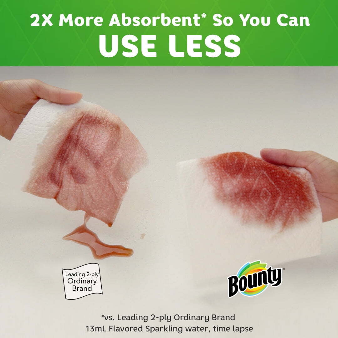 Bounty Paper Towels Full Sheet, 6 Mega Rolls