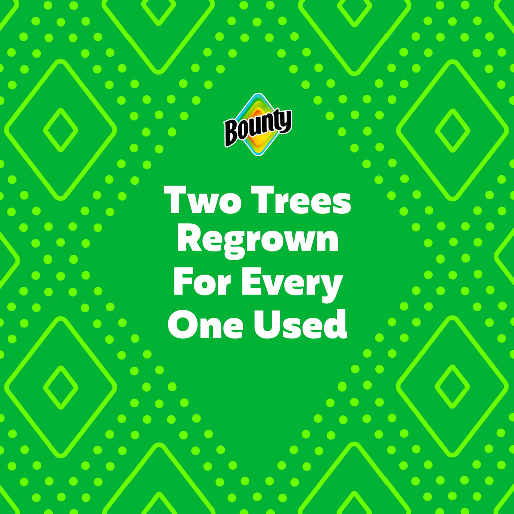 Bounty Paper Towels Select-A-Size Print, 2 Triple Rolls, 123 Sheets per Roll
