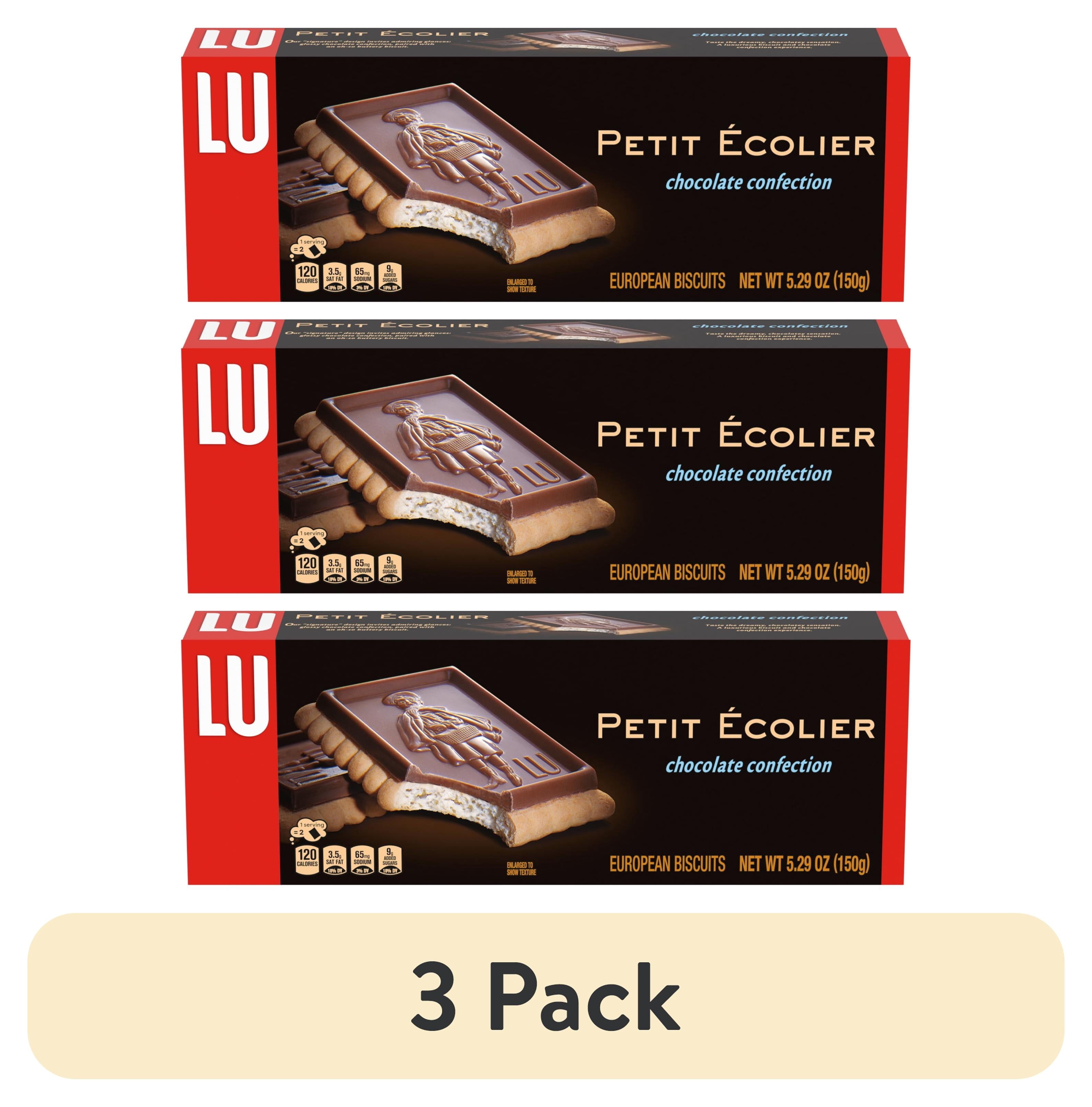 Lu Petit Ecolier European Milk Chocolate Biscuit Cookies, 5.29 oz