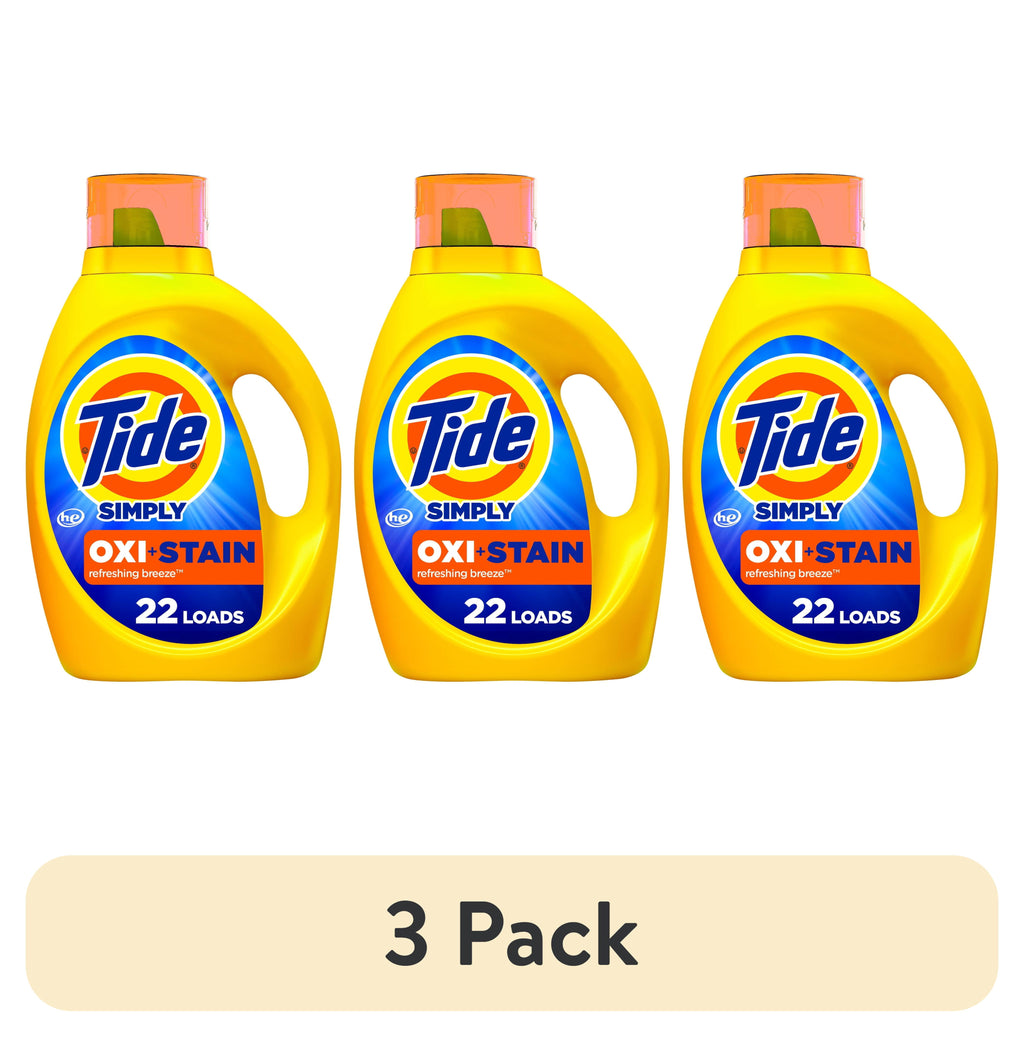 Tide Simply Oxi Boost + Ultra Stain Release, Refreshing Breeze, 22 Loads, 31 fl oz