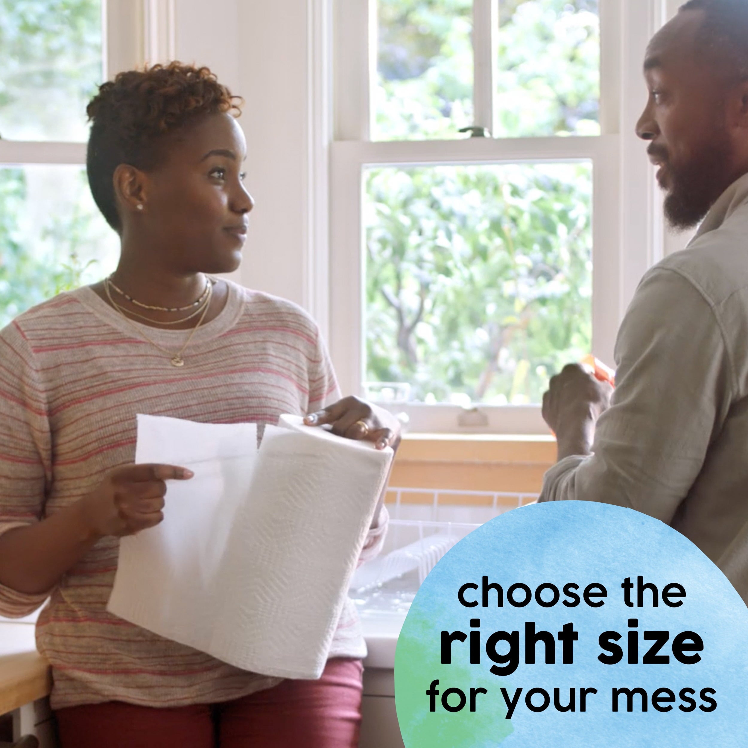 Bounty Essentials Paper Towels Select-A-Size 6 Double Rolls, White, 108 Sheets Per Roll