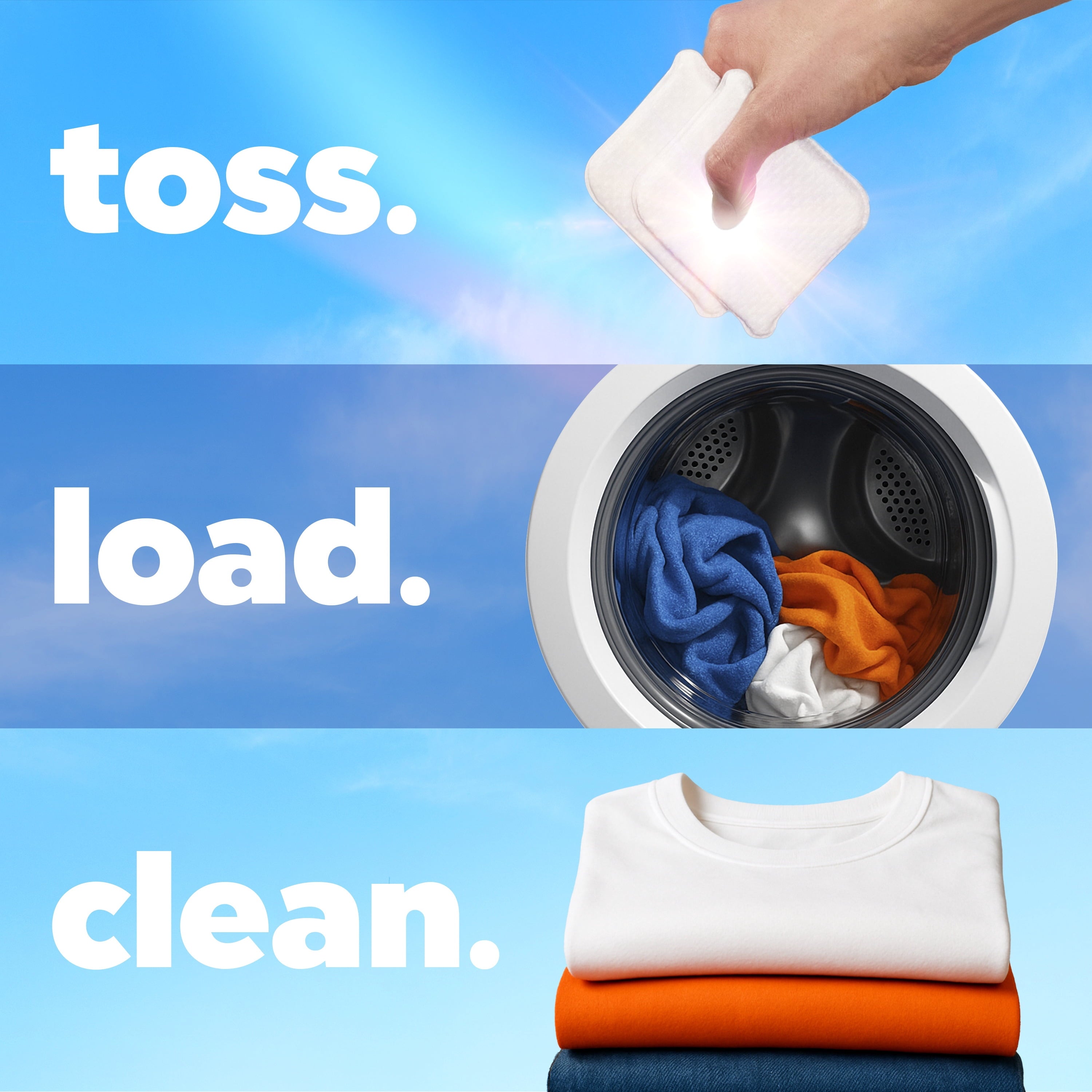 Tide evo Laundry Detergent Tiles, 100% Concentrated, Original Tide Scent, 16 Count