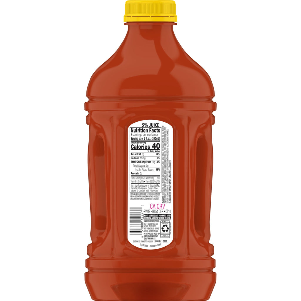 (8 pack) V8 Splash Strawberry Kiwi Flavored Beverage, 64 fl oz Bottle
