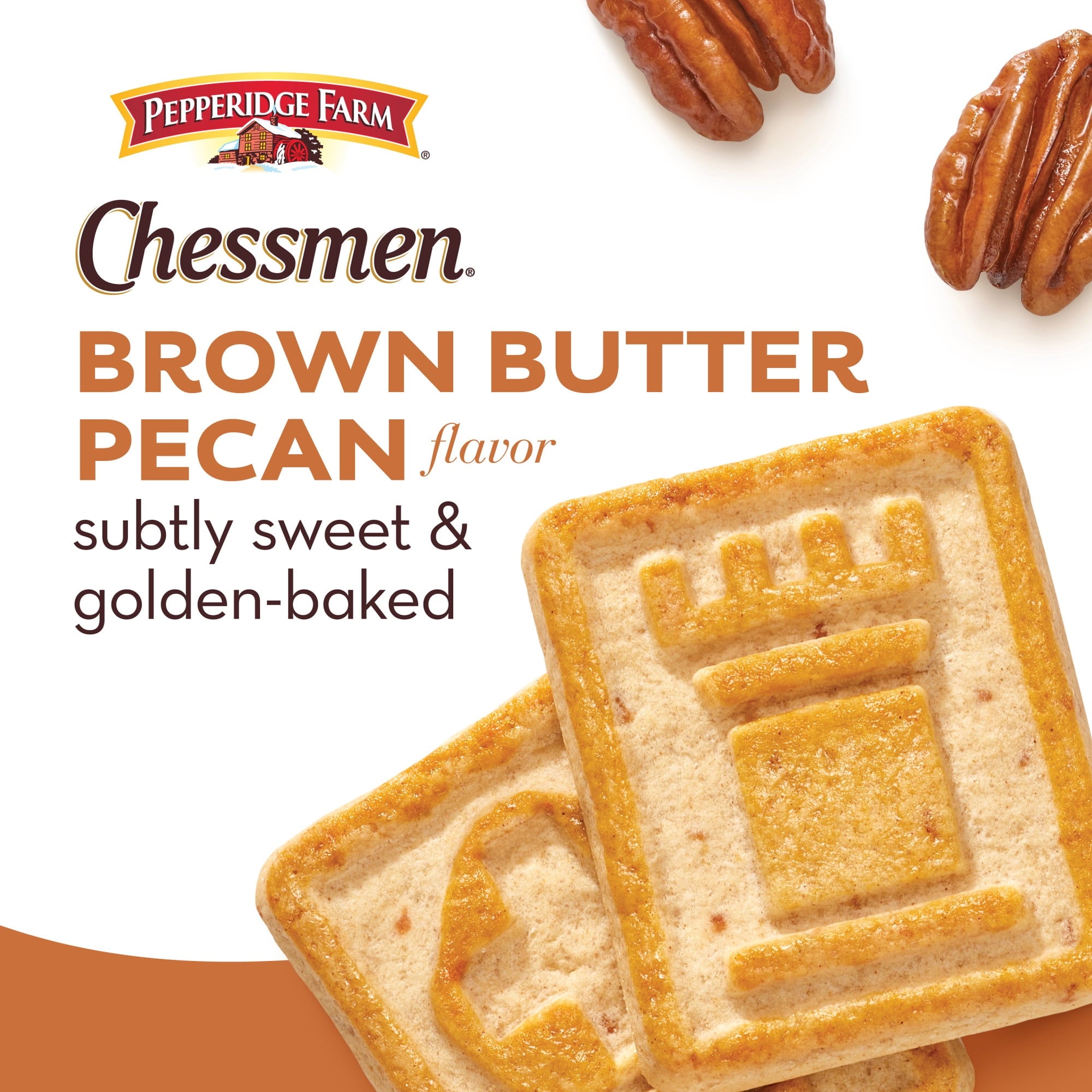 Pepperidge Farm Chessmen Salted Caramel Cookies, 7.25 oz Bag