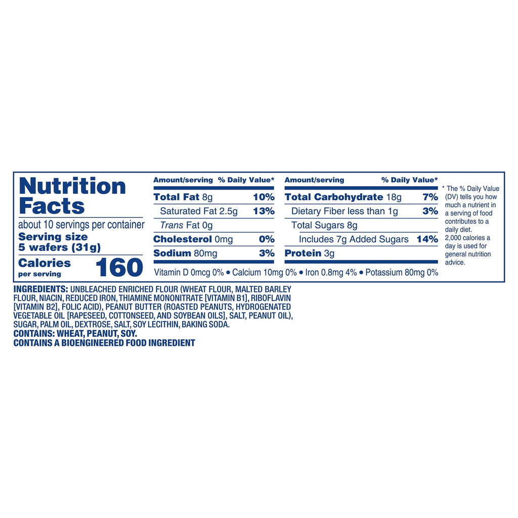 NUTTER BUTTER Peanut Butter Wafer Cookies, 10.5 oz
