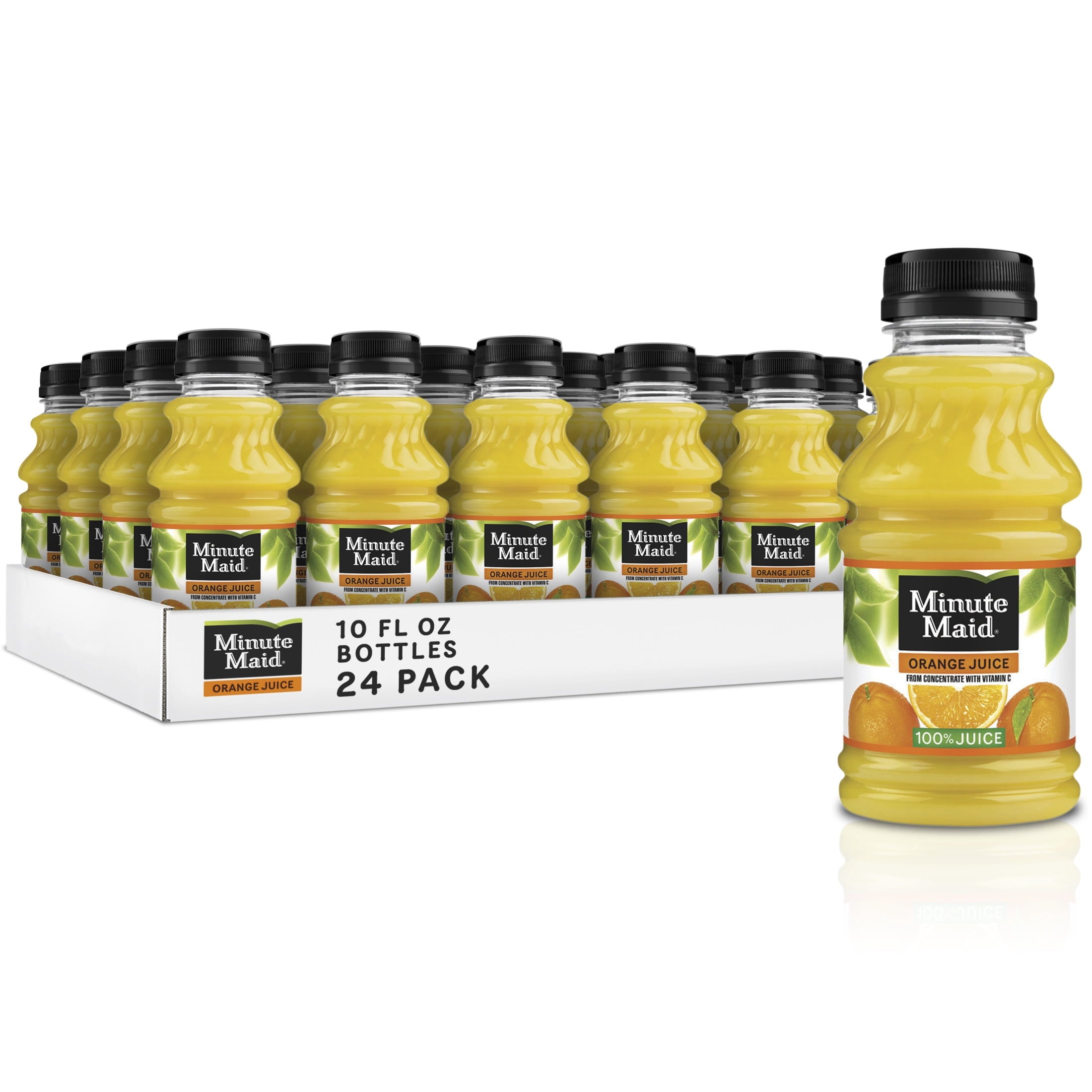 Minute Maid Orange Juice Bottles, 10 fl oz, 6 Pack