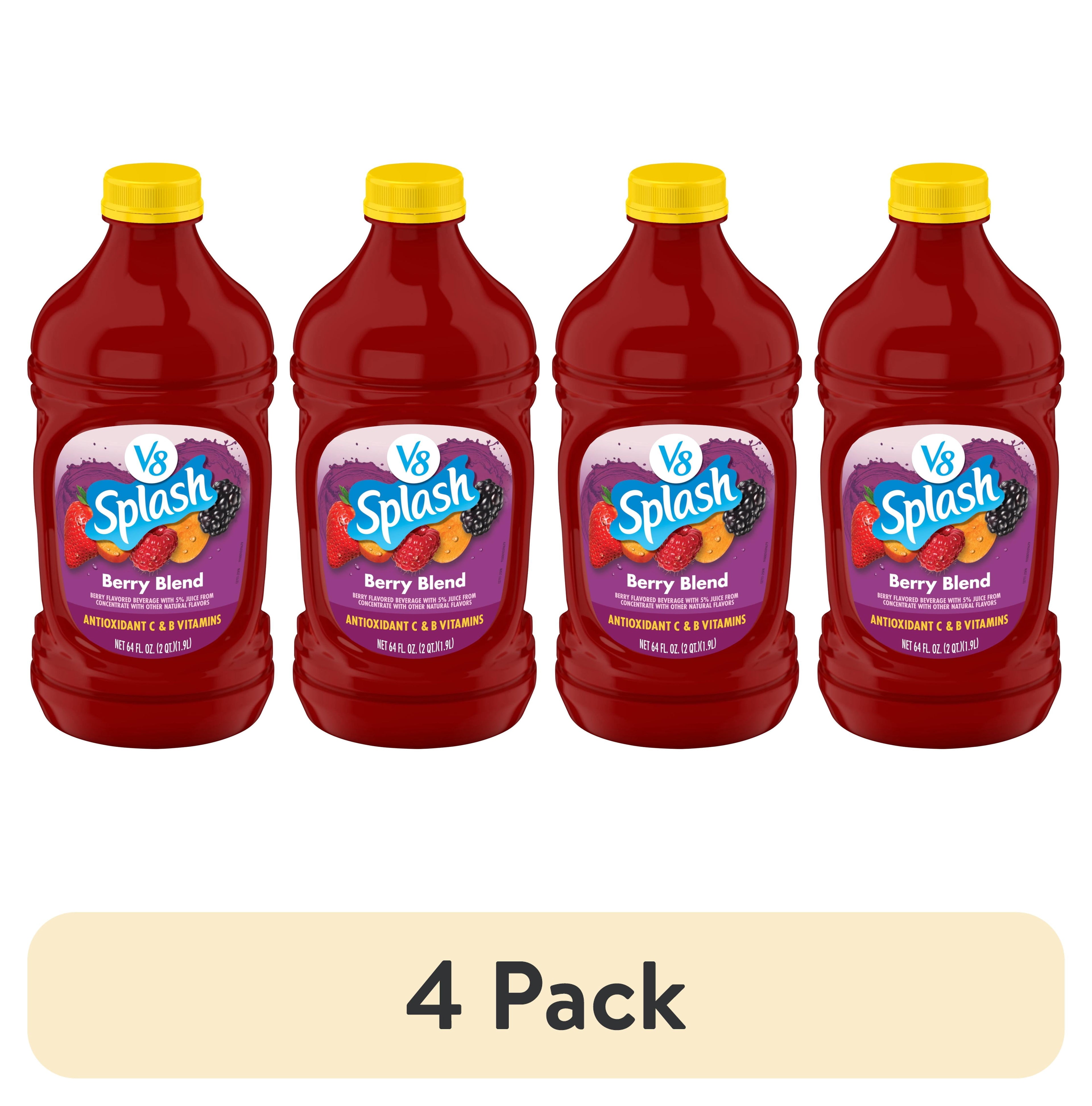 V8 Splash Berry Blend Flavored Beverage, 64 fl oz Bottle