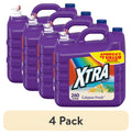 (4 pack) Xtra Liquid Laundry Detergent Soap, Calypso Fresh Scent, 312 fl oz, 260 Loads