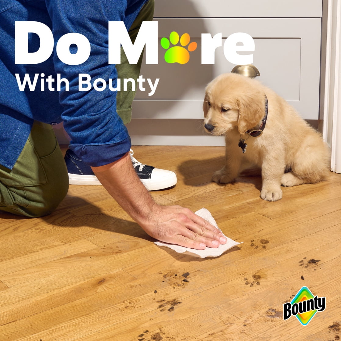 Bounty Paper Towels Select-A-Size Print, 6 Double Rolls, 82 Sheets Per Roll