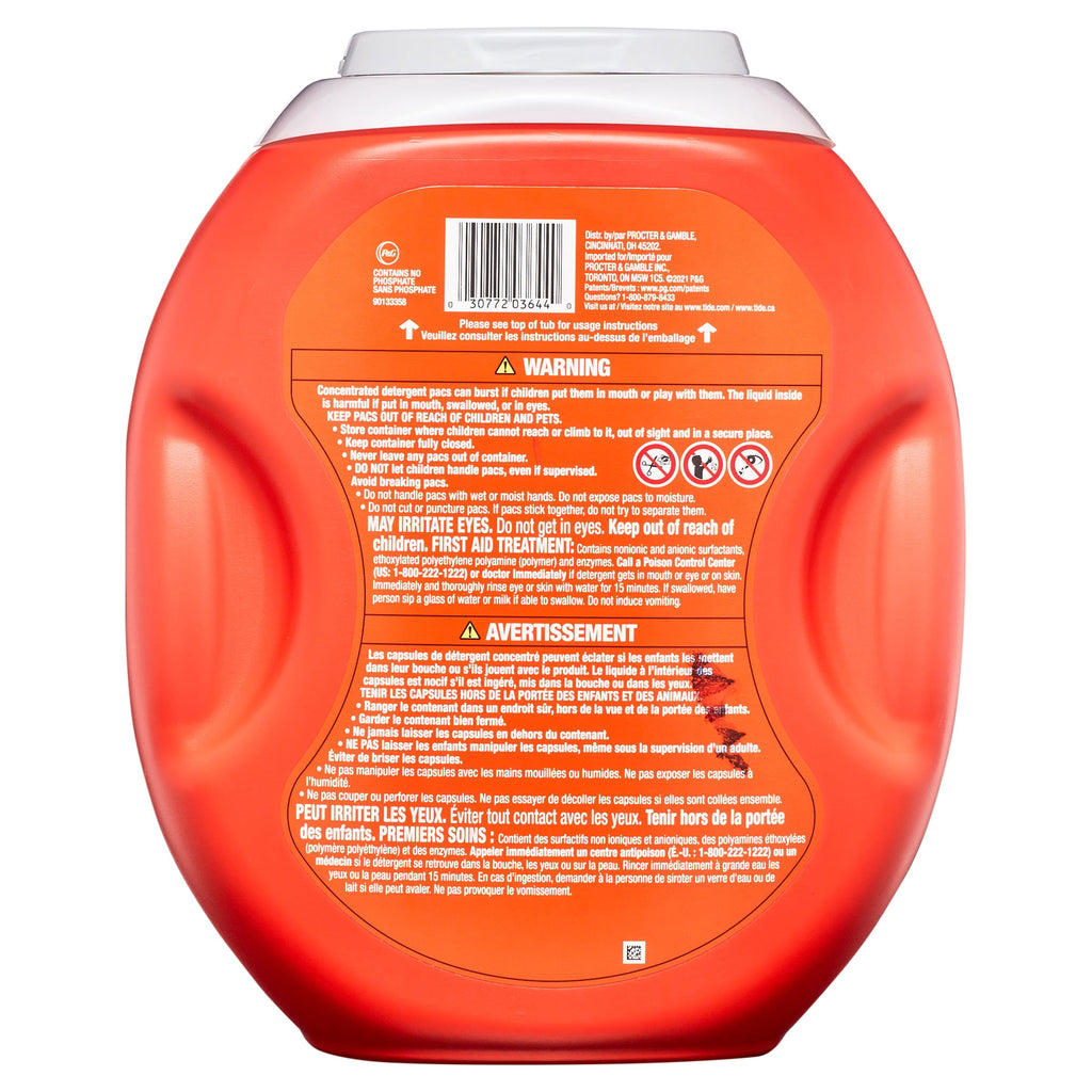 Tide Hygienic Clean Power PODS Laundry Detergent Pacs, Original Scent, 63 Count