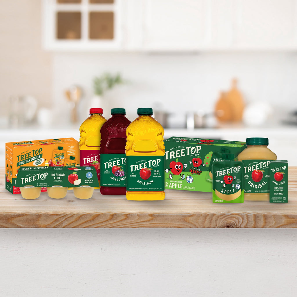 Tree Top 100% Juice Apple Grape, No Sugar Added, 64 fl Oz