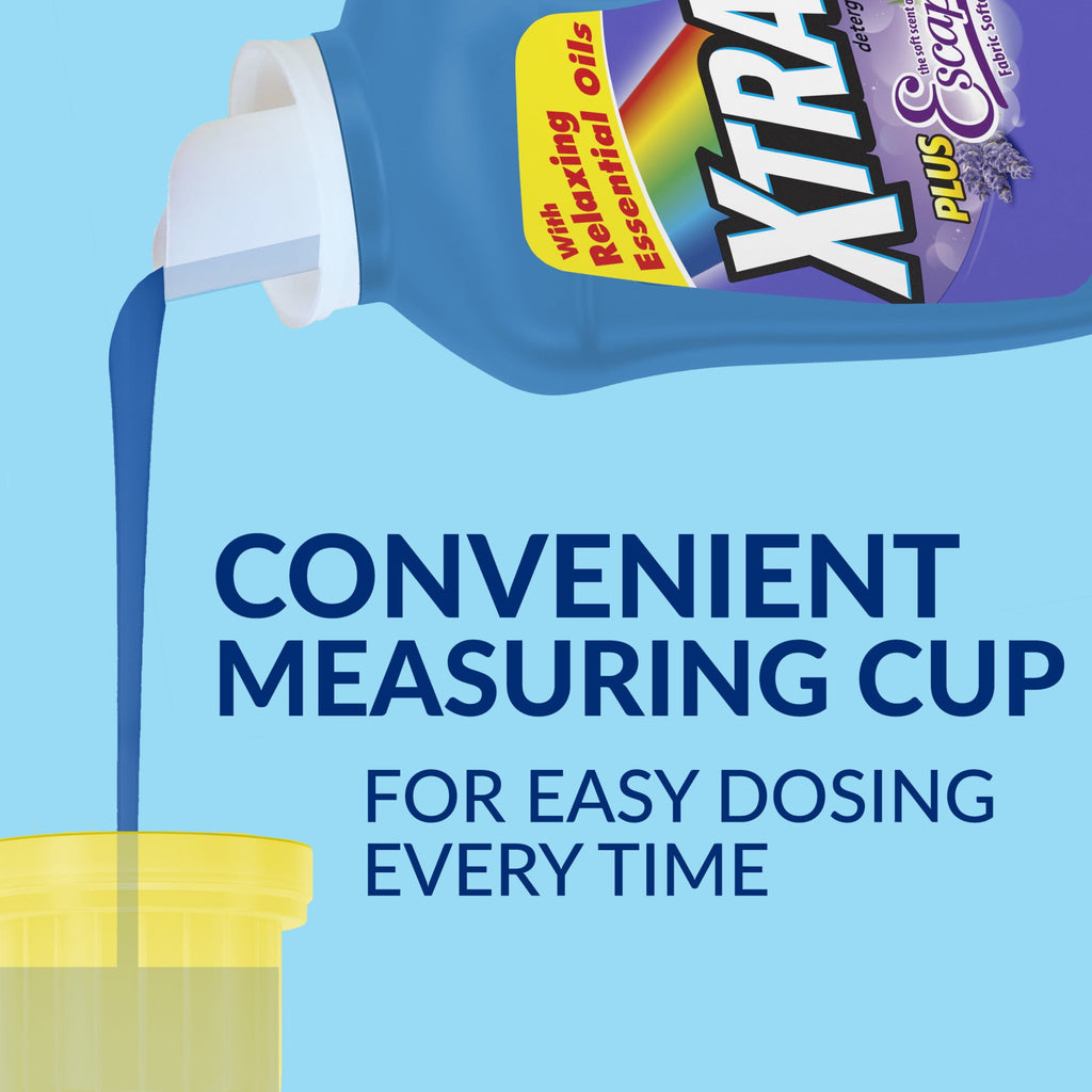 Xtra Plus Scent of Escape, Lavender & Sweet Vanilla, 63 Loads Liquid Laundry Detergent, 97.7 fl oz