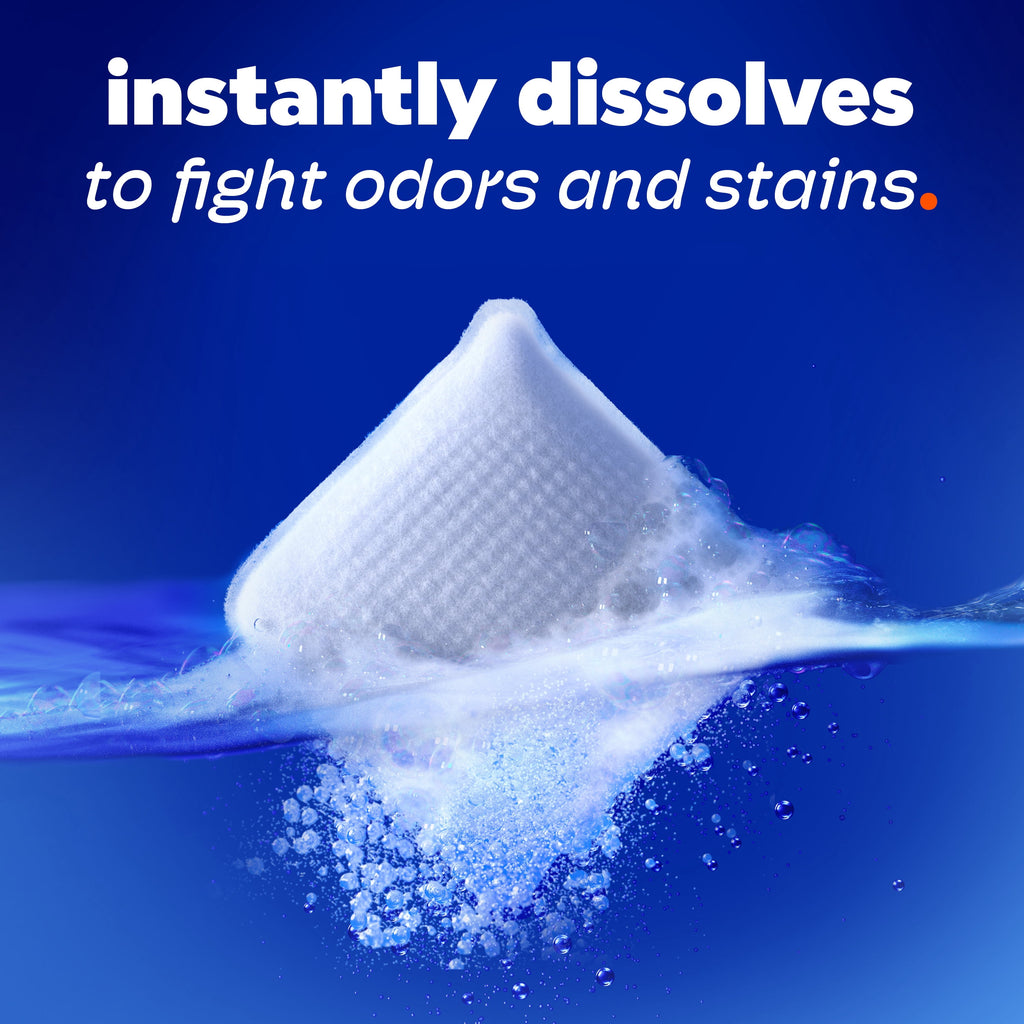 Tide Evo Laundry Detergent Tiles, 100% Concentrated, 6X Cleaning Power, Spring Blast Scent, 16 Count
