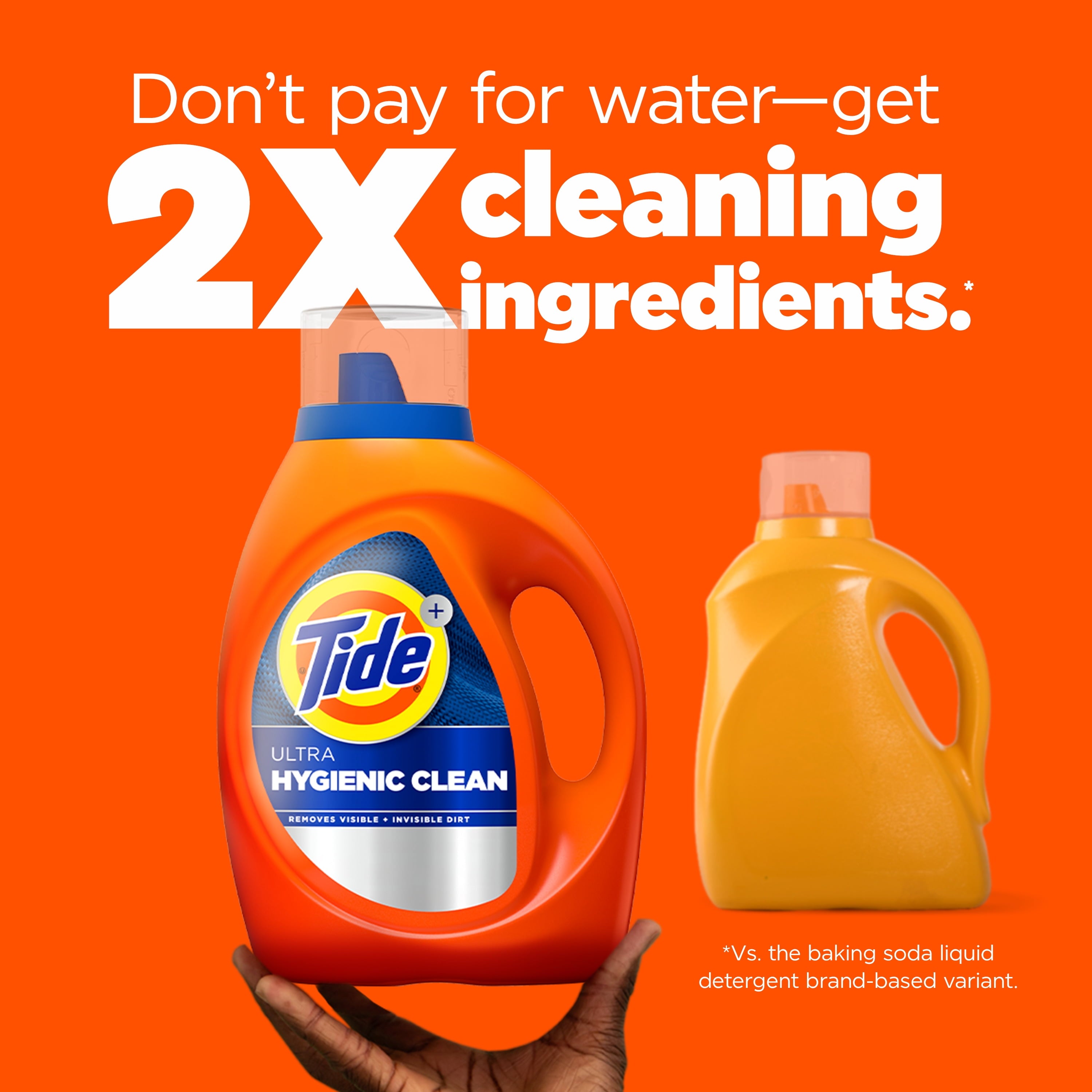 Tide Ultra Hygienic Clean Liquid Laundry Detergent, Original Scent, 117 fl oz, 83 Loads