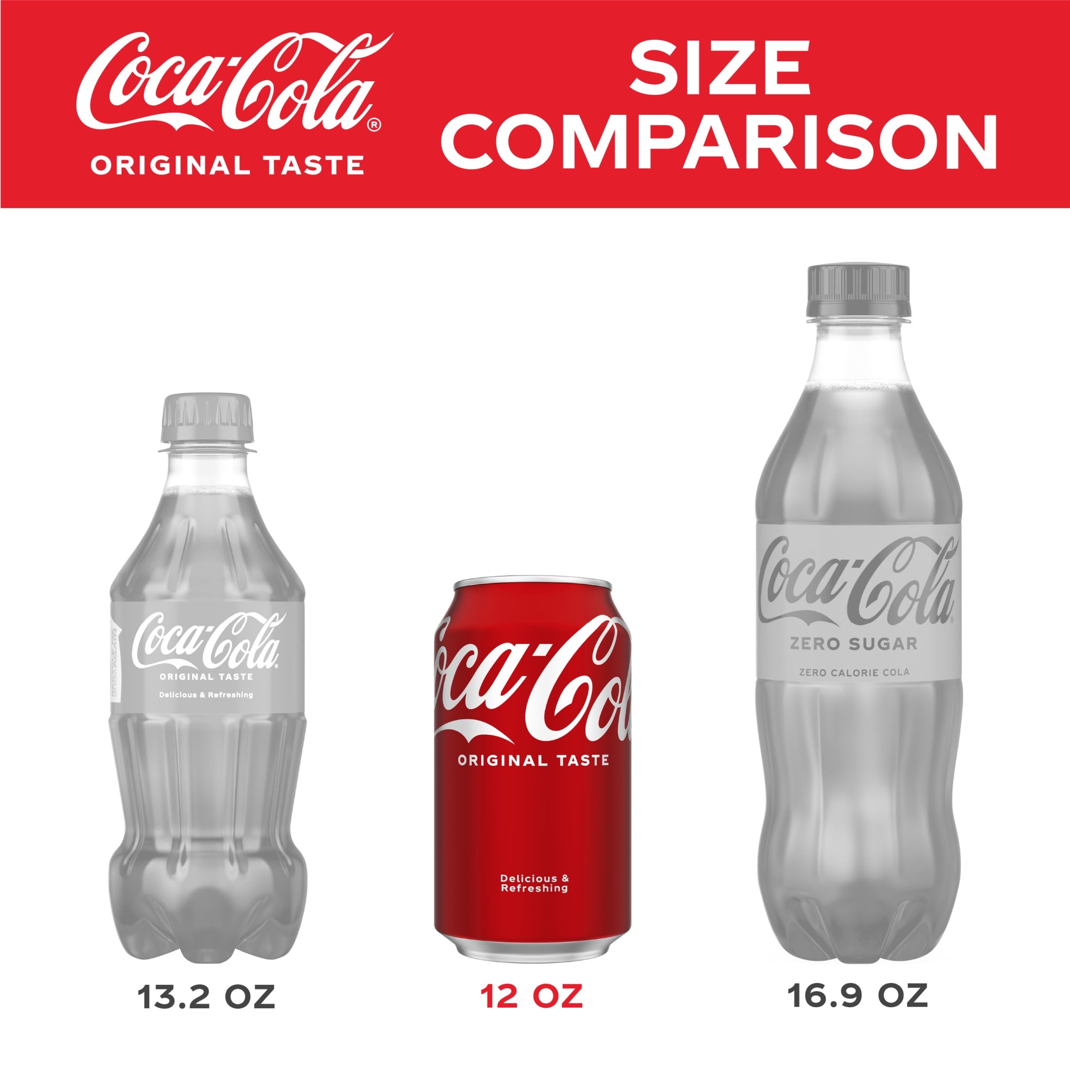 Coca-Cola Soda Pop Fridge Pack Cans, 12 fl oz, 12 Pack