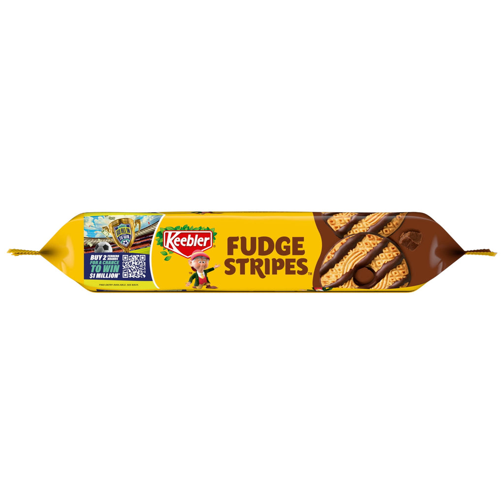 Keebler Fudge Stripes, Original Shortbread Cookies Coated in Keebler Fudge, 11.5 oz