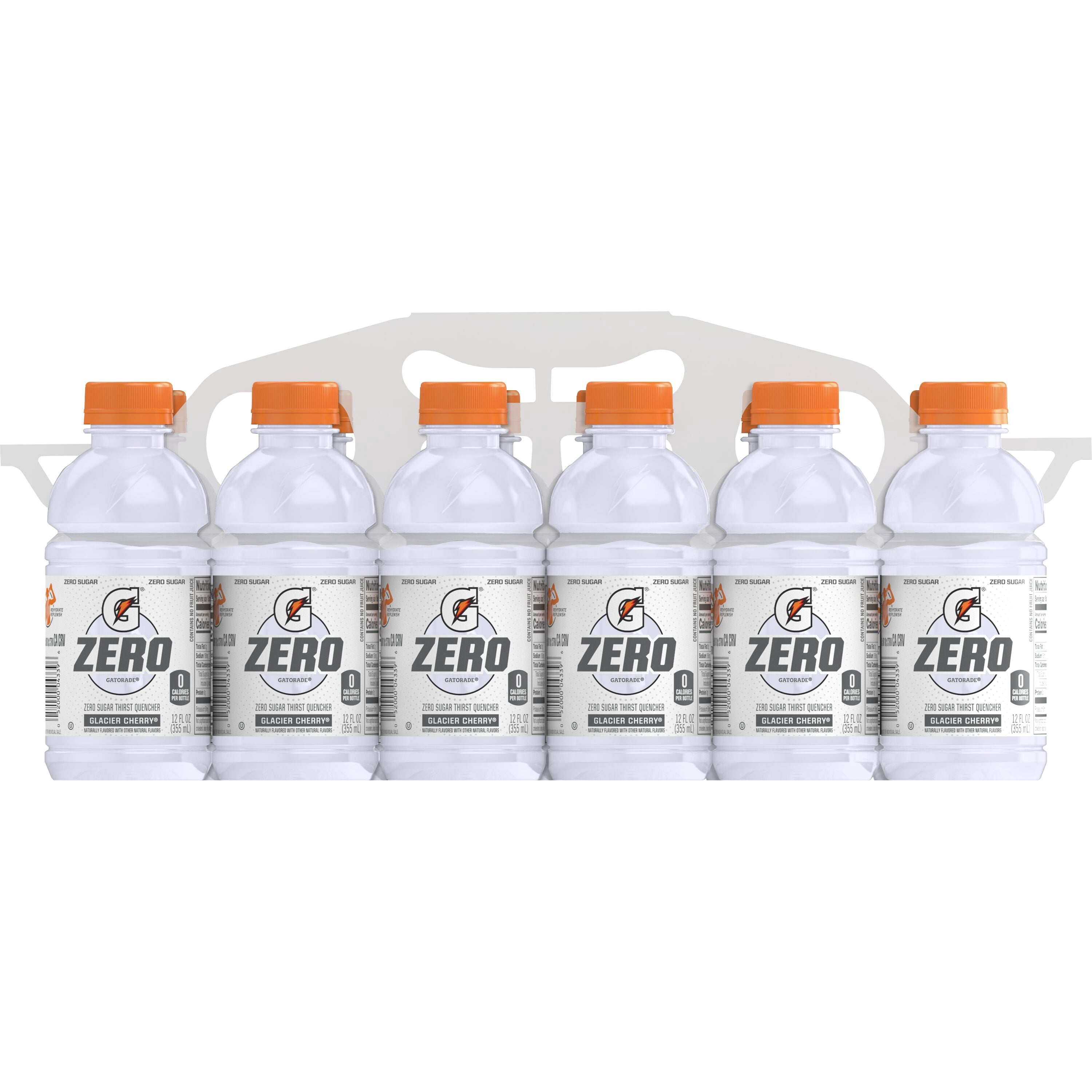 Gatorade Zero Sugar Thirst Quencher Lemon Lime Sports Drinks, 12 fl oz, 12 Count Bottles