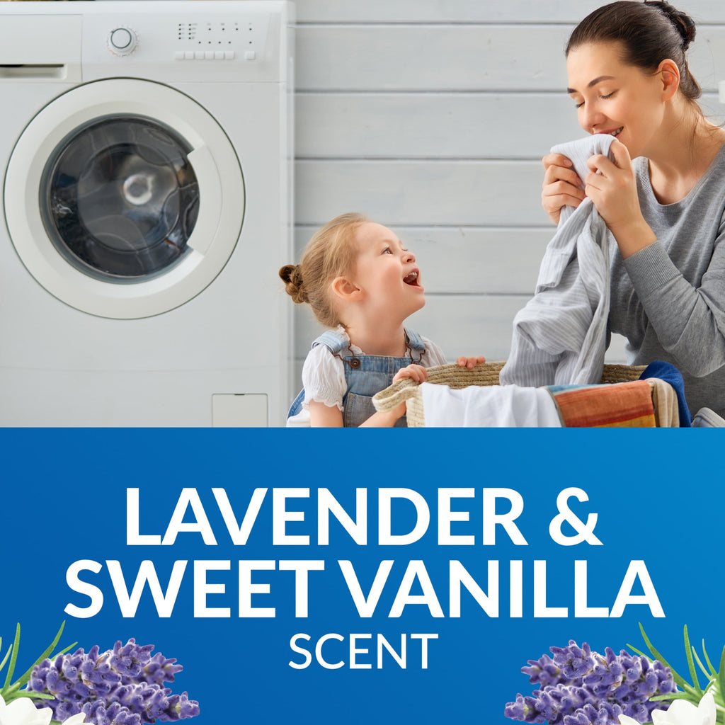 Xtra Plus Scent of Escape, Lavender & Sweet Vanilla, 63 Loads Liquid Laundry Detergent, 97.7 fl oz