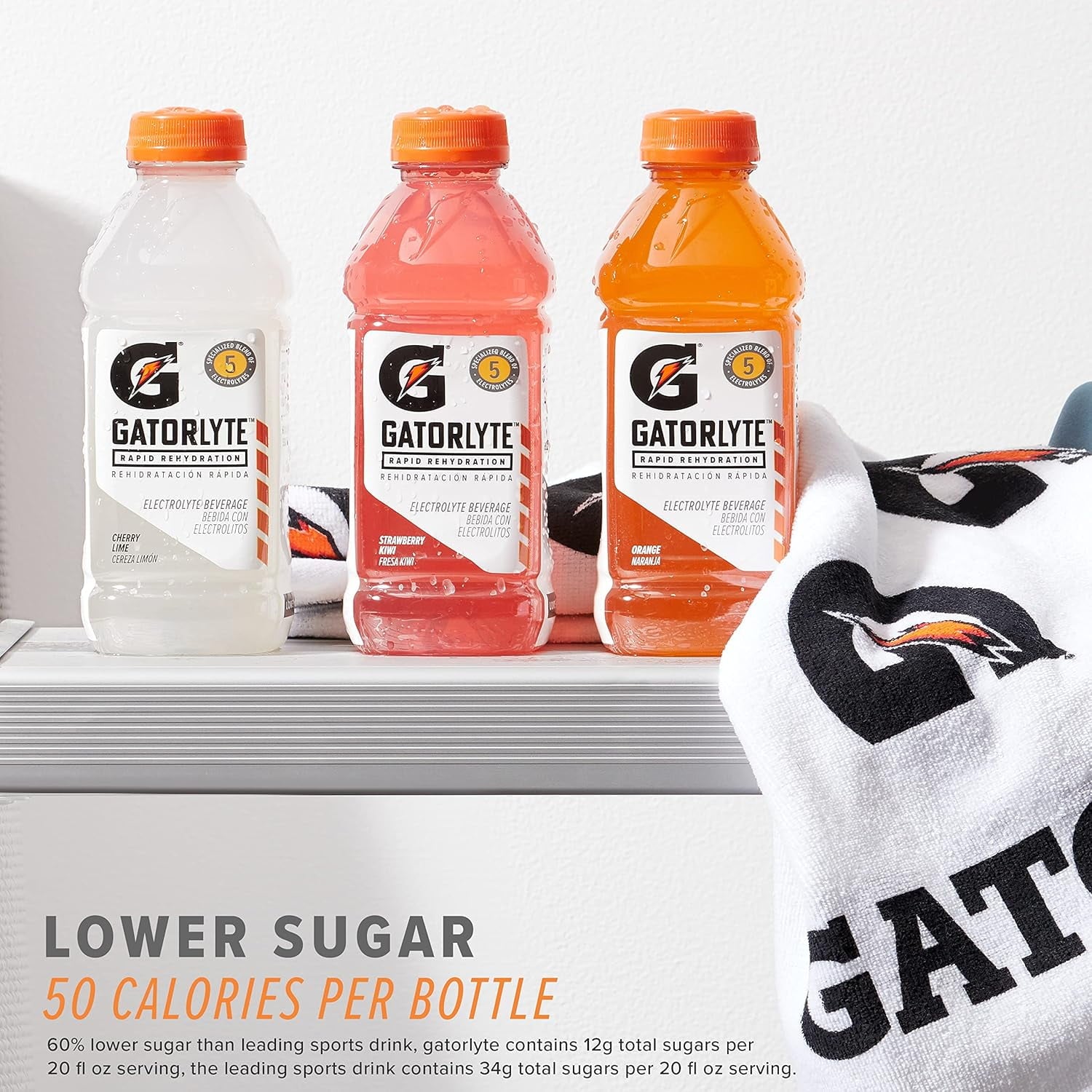 Gatorade Gatorlyte, Strawberry Kiwi Sports Drinks, 20 fl oz Bottle Rapid Rehydration Electrolyte Drink