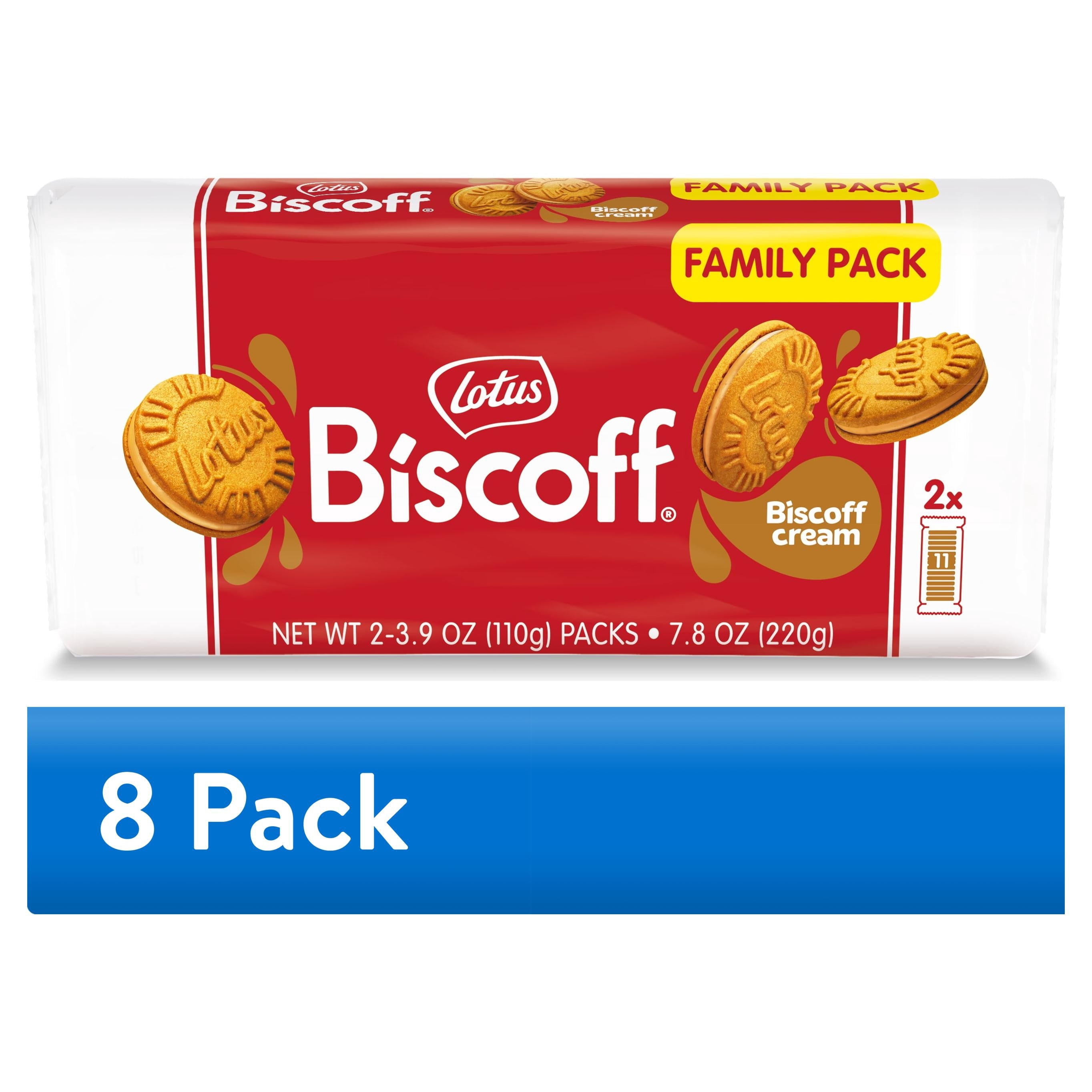 Biscoff Sandwich Cookies, Cookie Butter Creme, 2 Fresh Packs (11 cookies per pack)