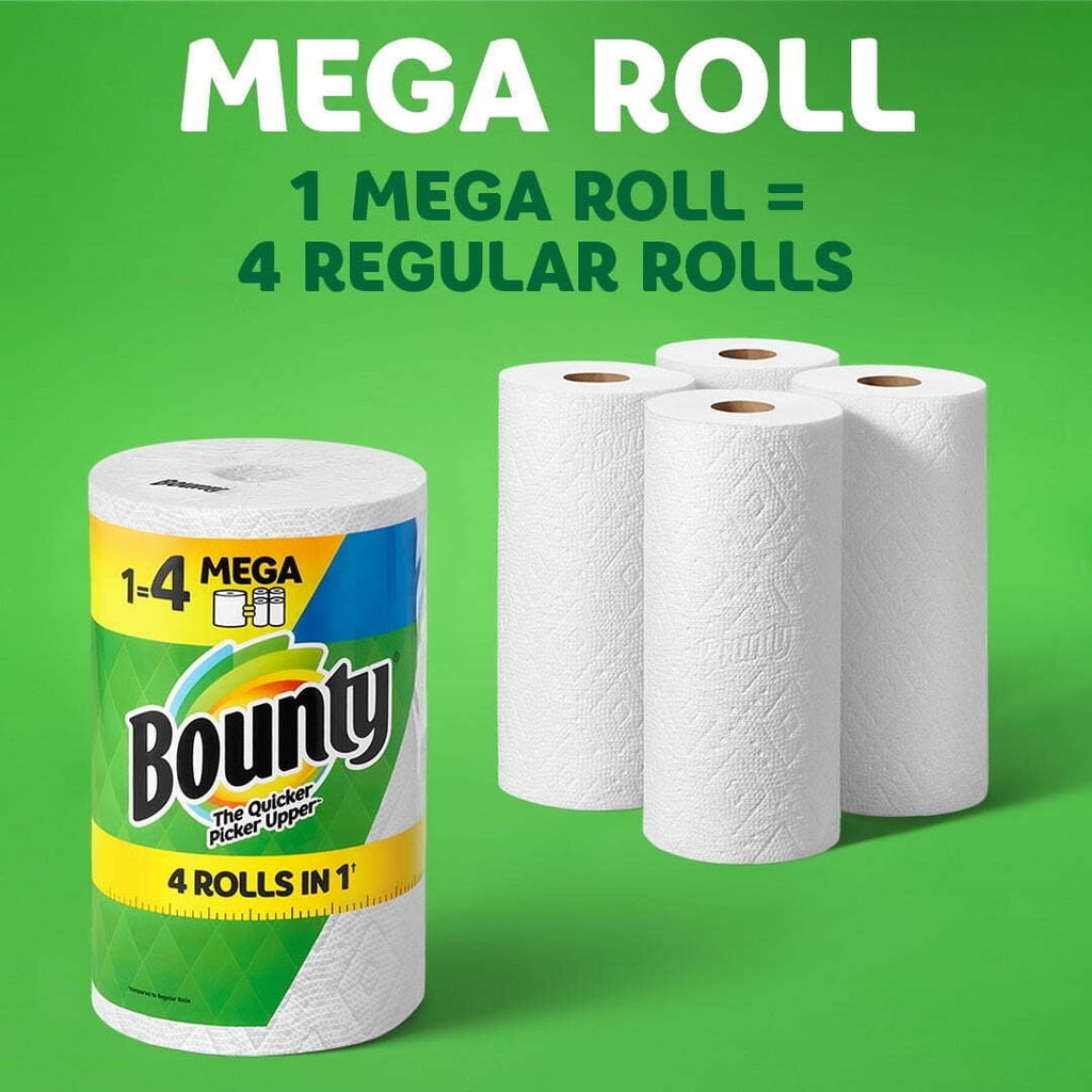 Bounty Paper Towels Select-A-Size, 1 Mega Roll ( 2 pack)
