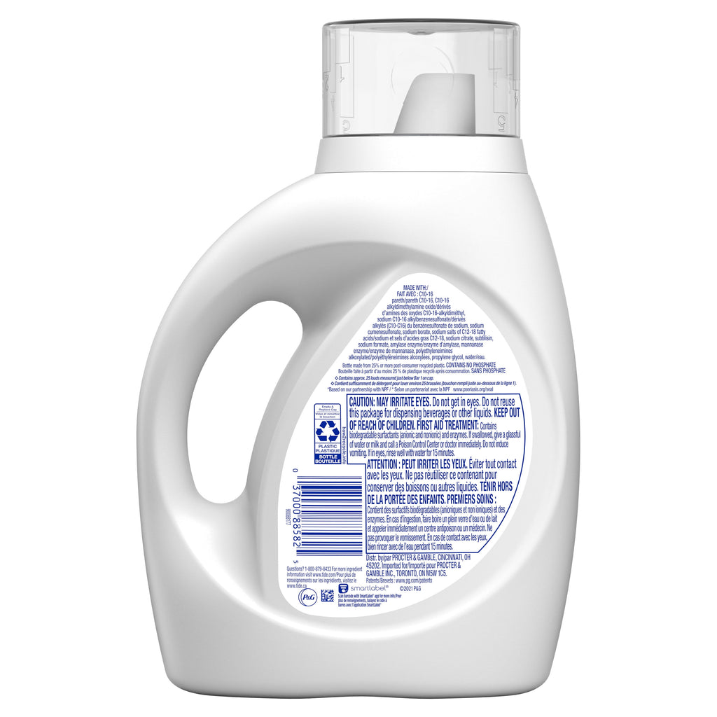 Tide Free & Gentle Liquid Laundry Detergent, 107 loads 154 fl oz