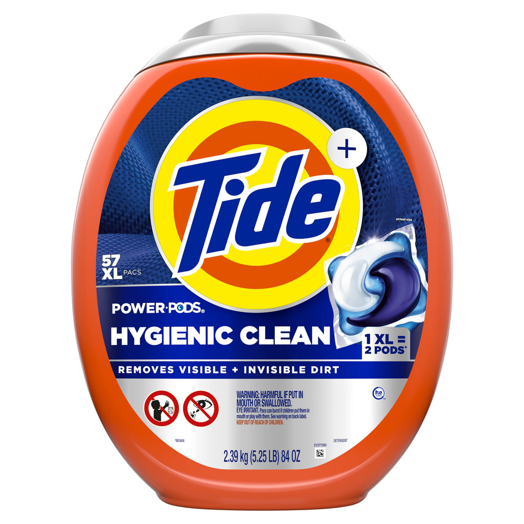 Tide Hygienic Clean Power PODS® Laundry Detergent Pacs, Heavy 10x Duty, Original Scent, 25 Count