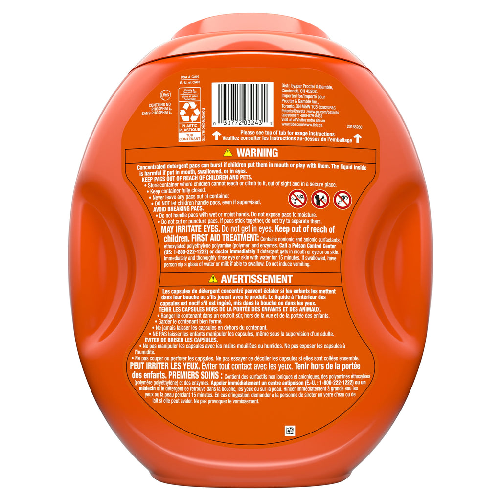 Tide PODS Liquid Laundry Detergent Pacs, Original Scent, 112 Count