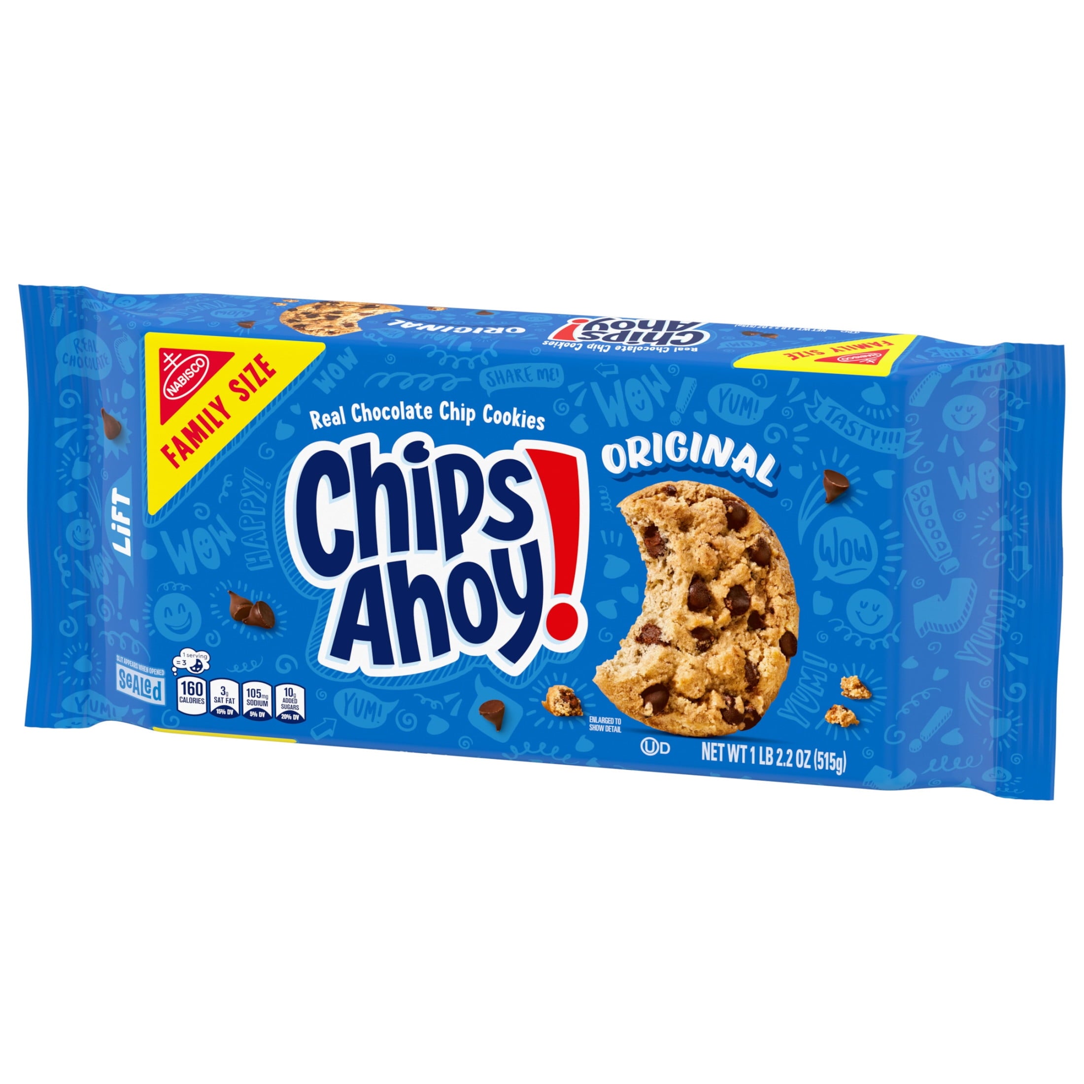 CHIPS AHOY! Original Chocolate Chip Cookies, Family Size, 18.2 oz