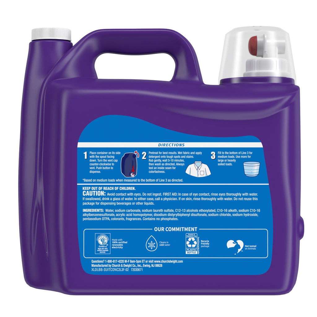 Xtra Tropical Passion, 172 Loads Liquid Laundry Detergent, 206.4 fl oz