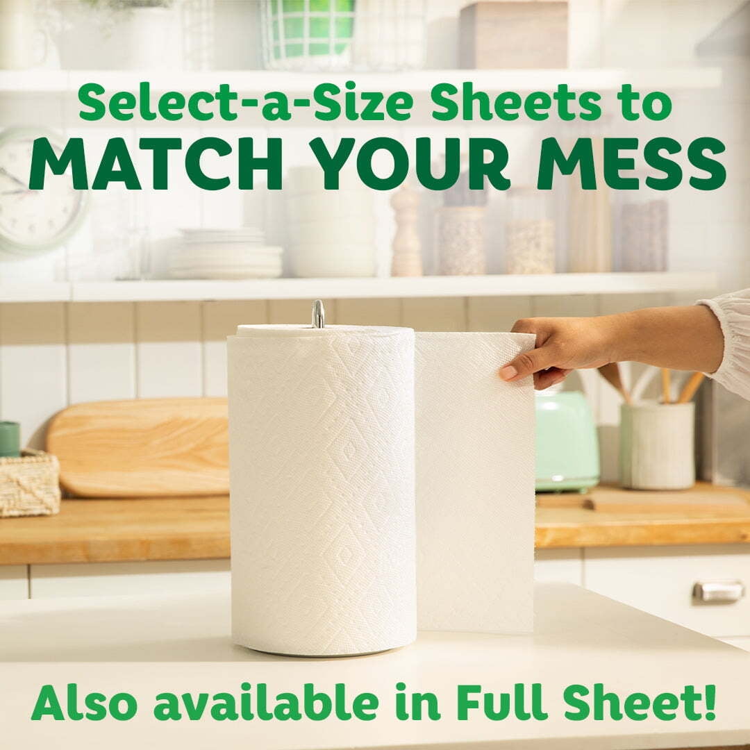 Bounty Paper Towels Select-A-Size, 6 Mega Rolls