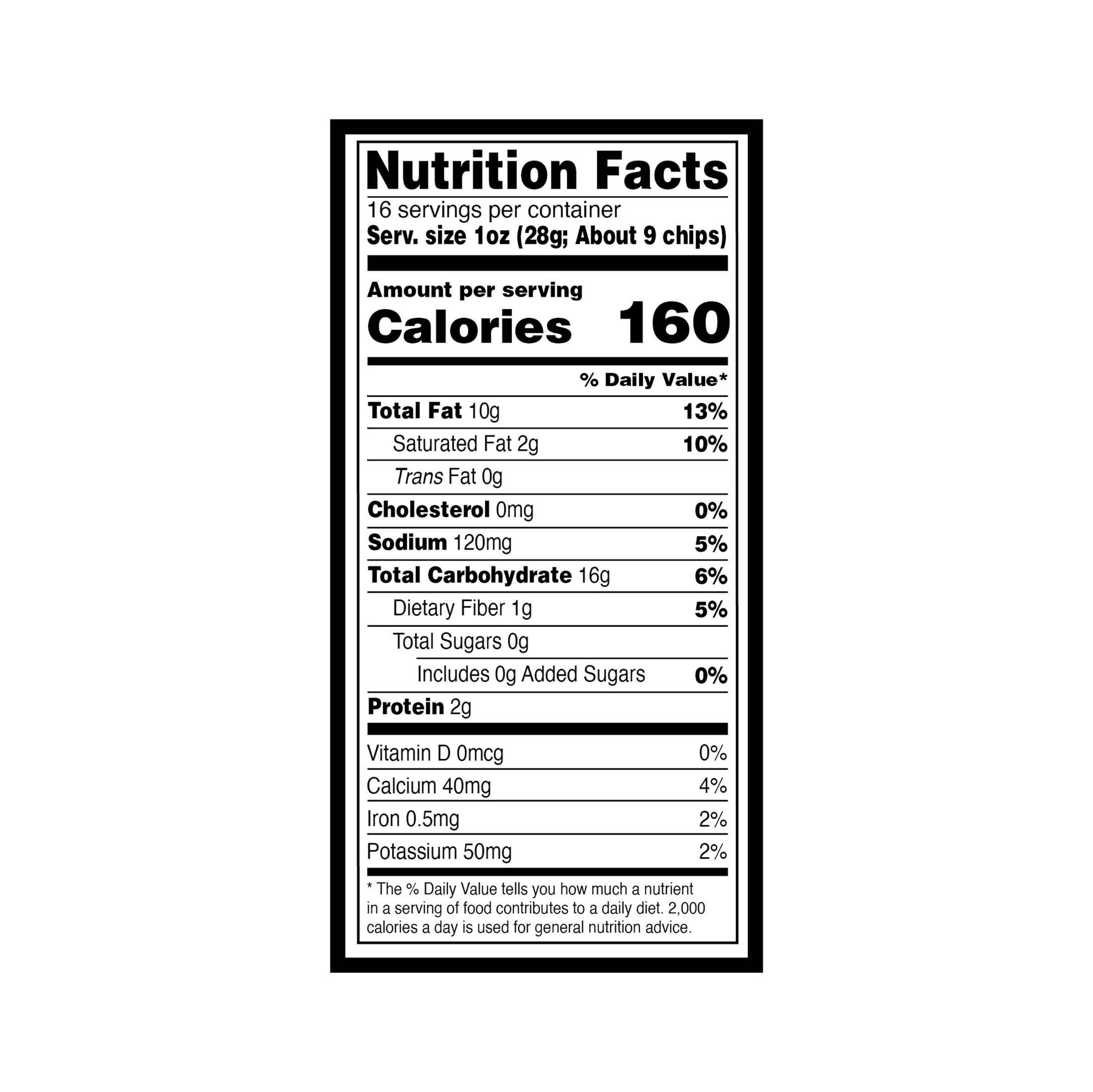 On The Border Homestyle Thick & Crispy Tortilla Chips, Gluten-Free, 16 oz Bag