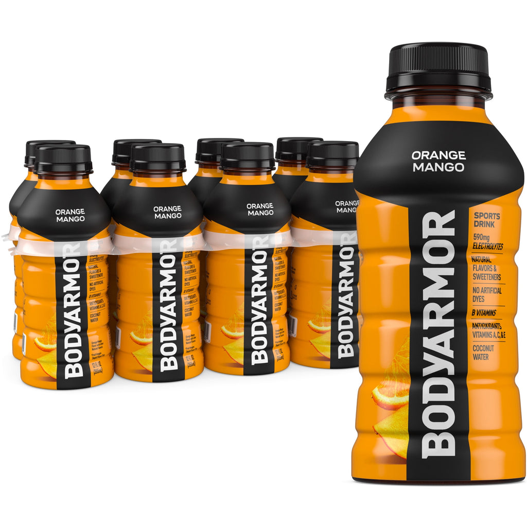 BODYARMOR Strawberry Banana Sports Drink Bottles, 12 fl oz, 8 Pack